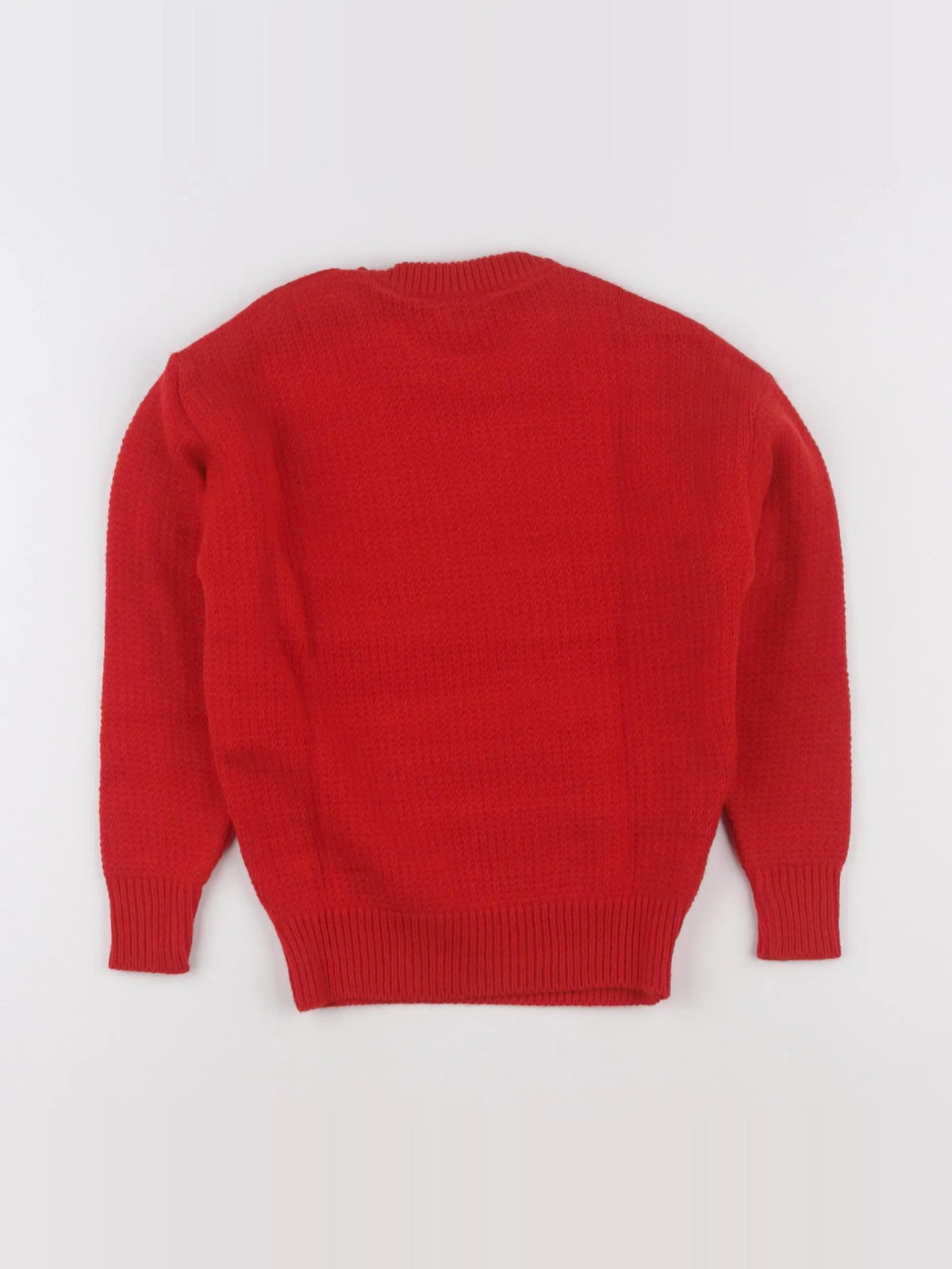 Vintage - pull rouge - 8 ans