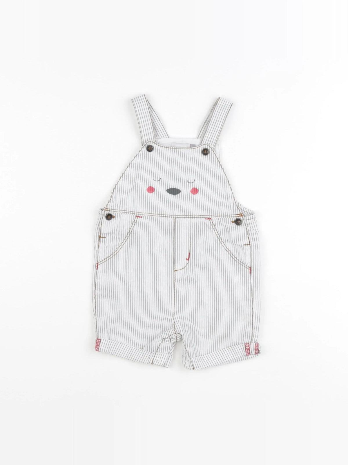 Catimini - salopette multicolore - 6 mois