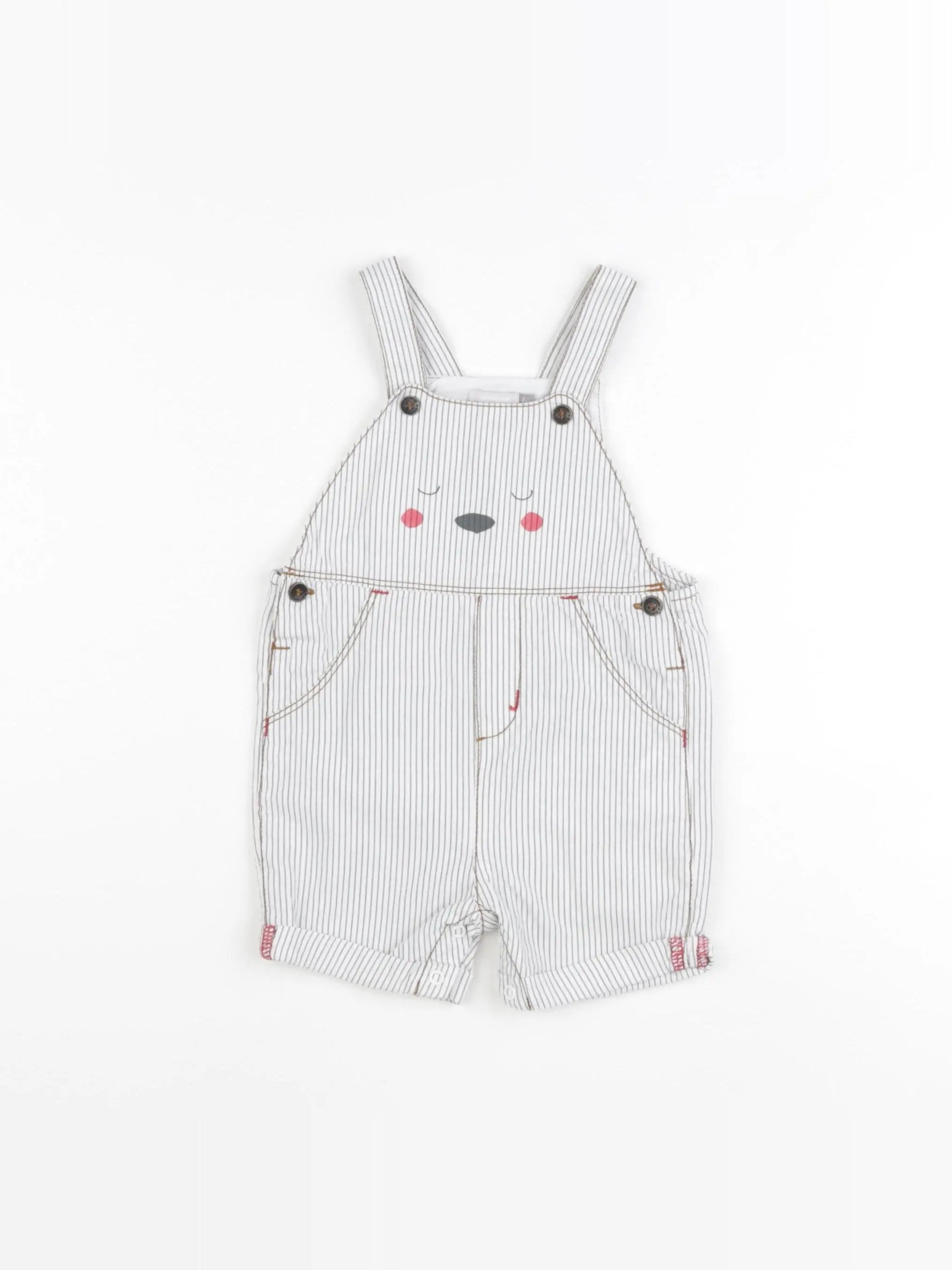 Catimini - salopette multicolore - 6 mois