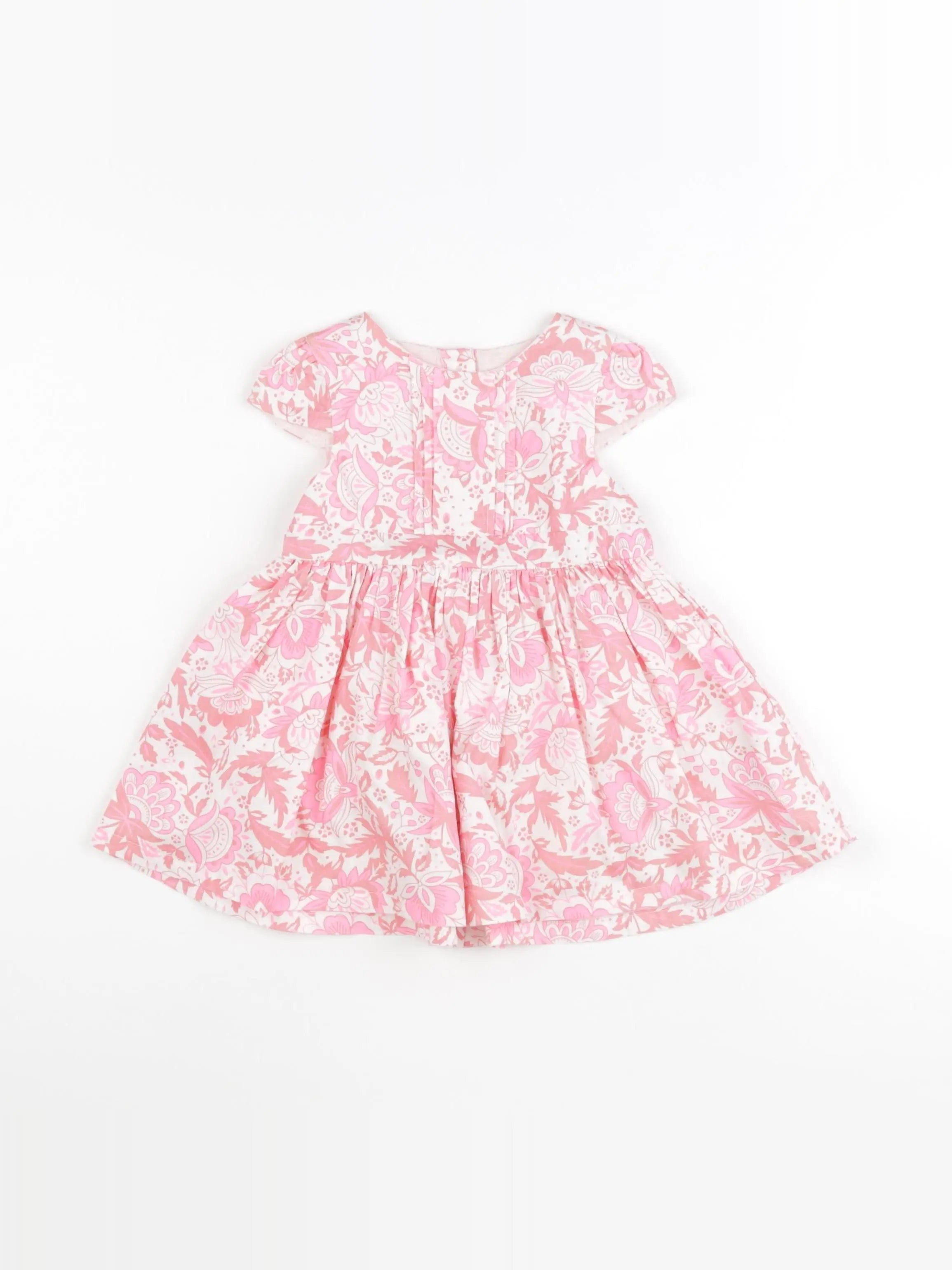 DPAM - robe rose - 12 mois