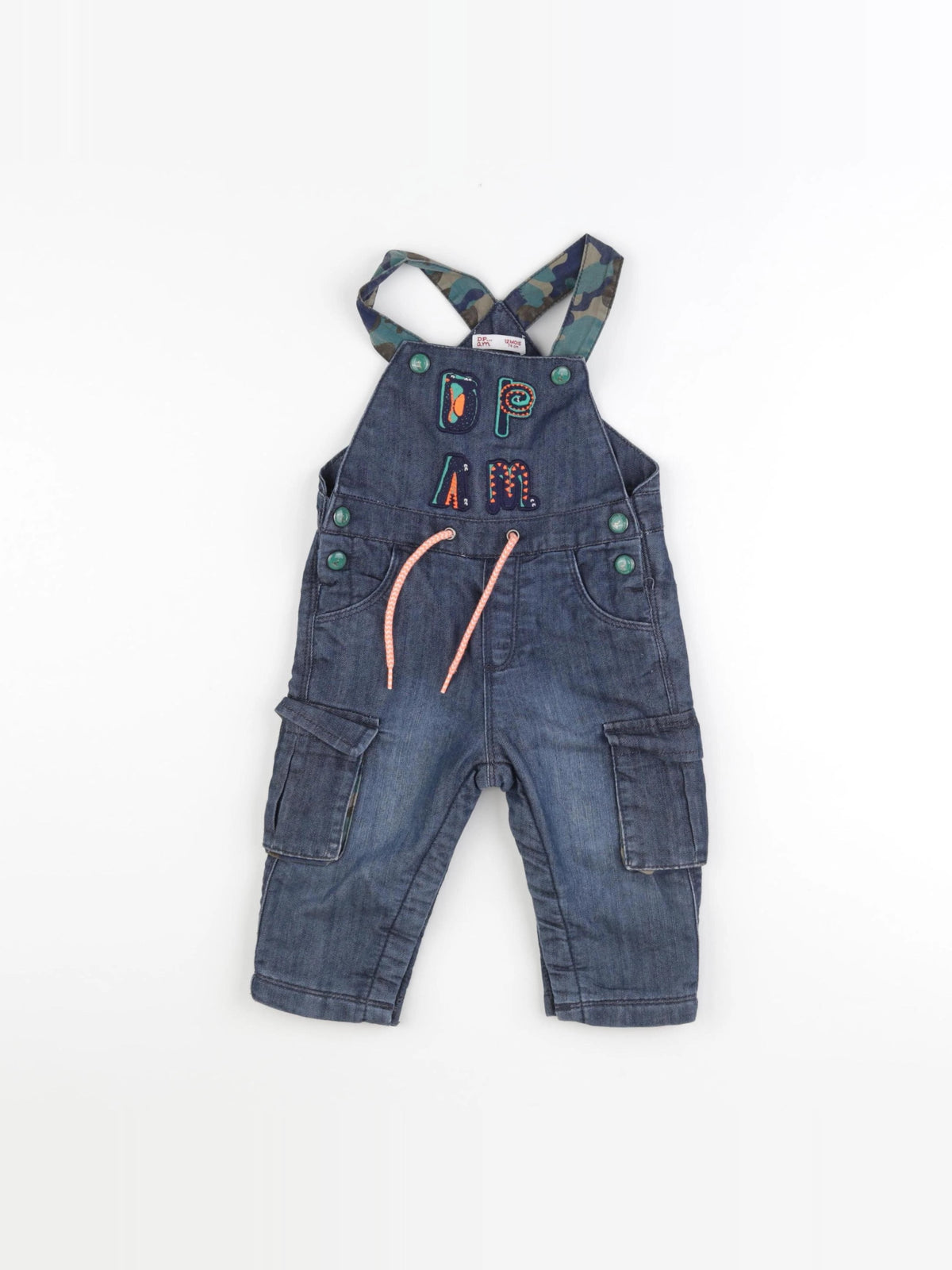 DPAM - salopette bleu - 12 mois