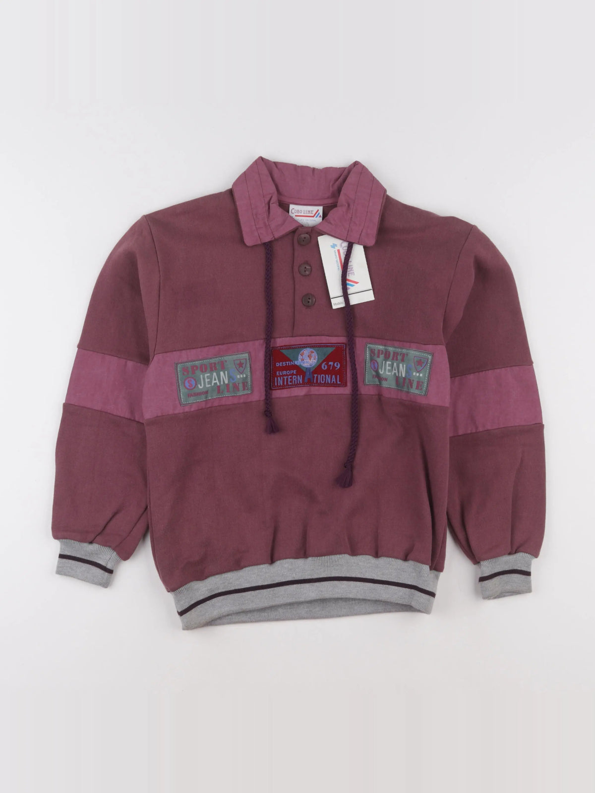 Vintage - sweat rose - 8 ans