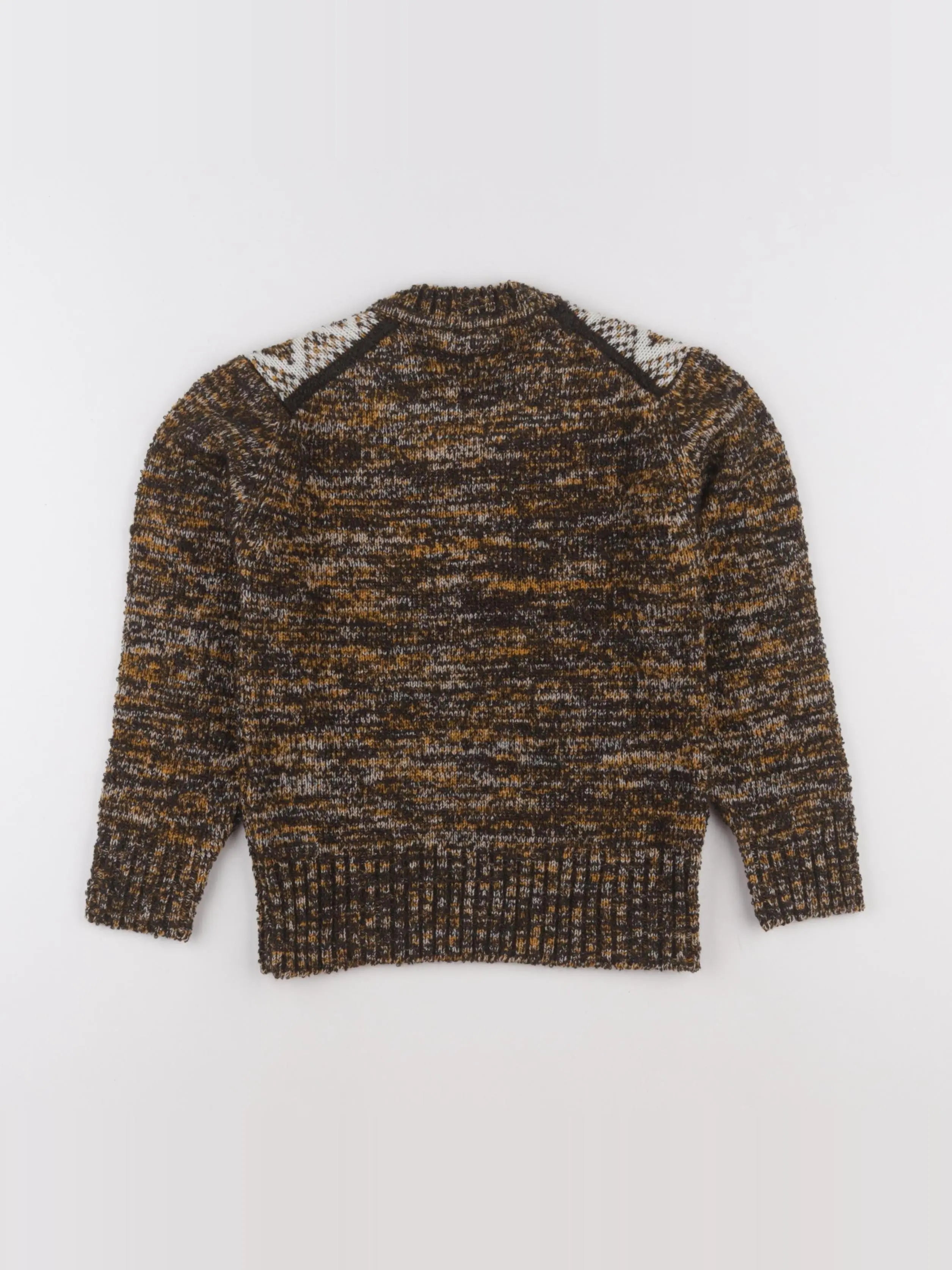 Vintage - pull marron - 8 ans