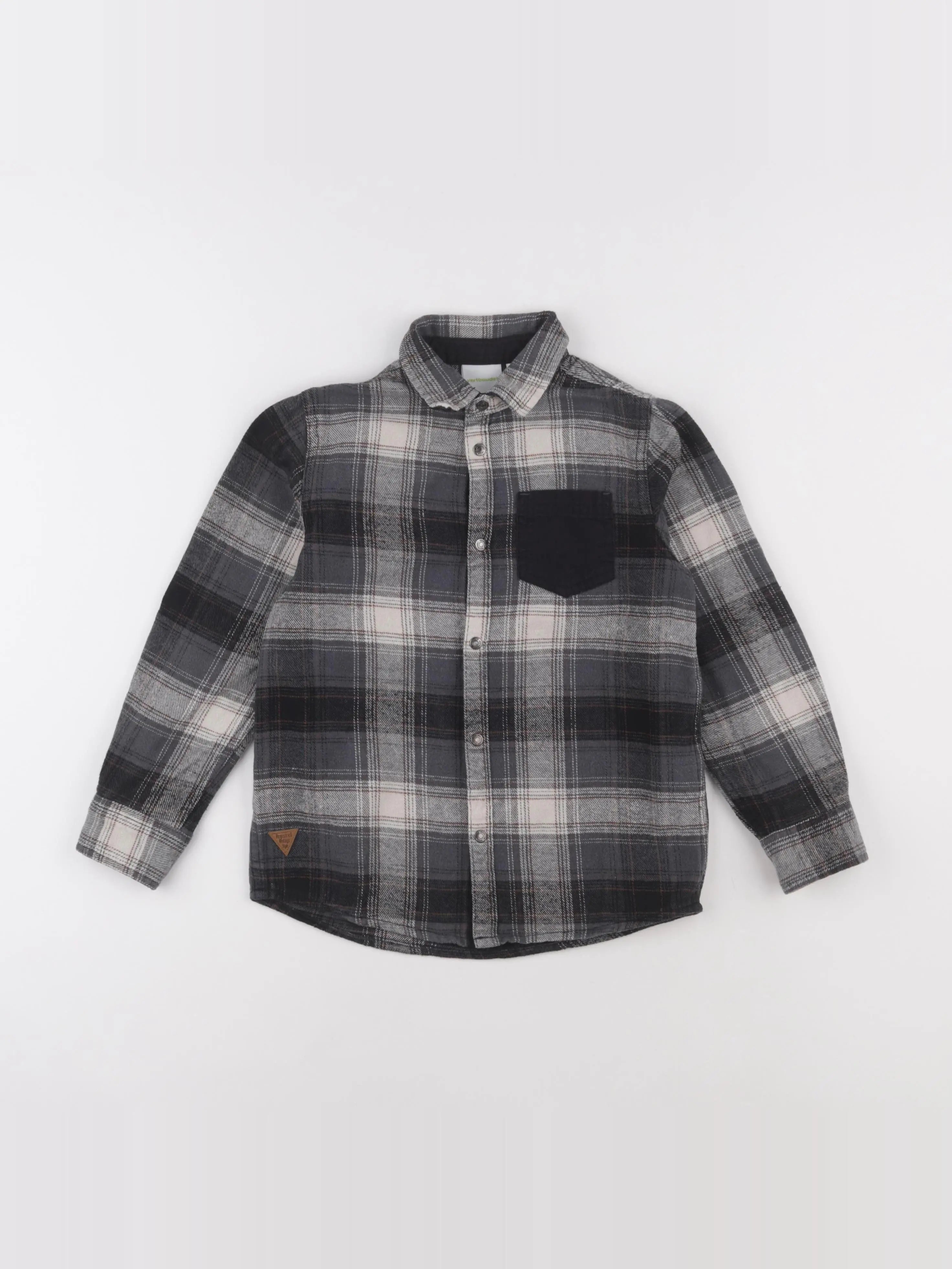 Vertbaudet - chemise multicolore - 8 ans