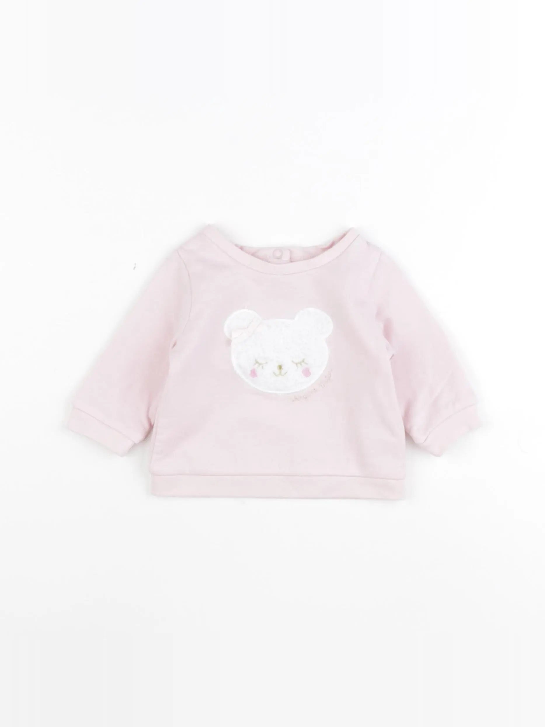 Sergent Major - sweat rose - 3 mois