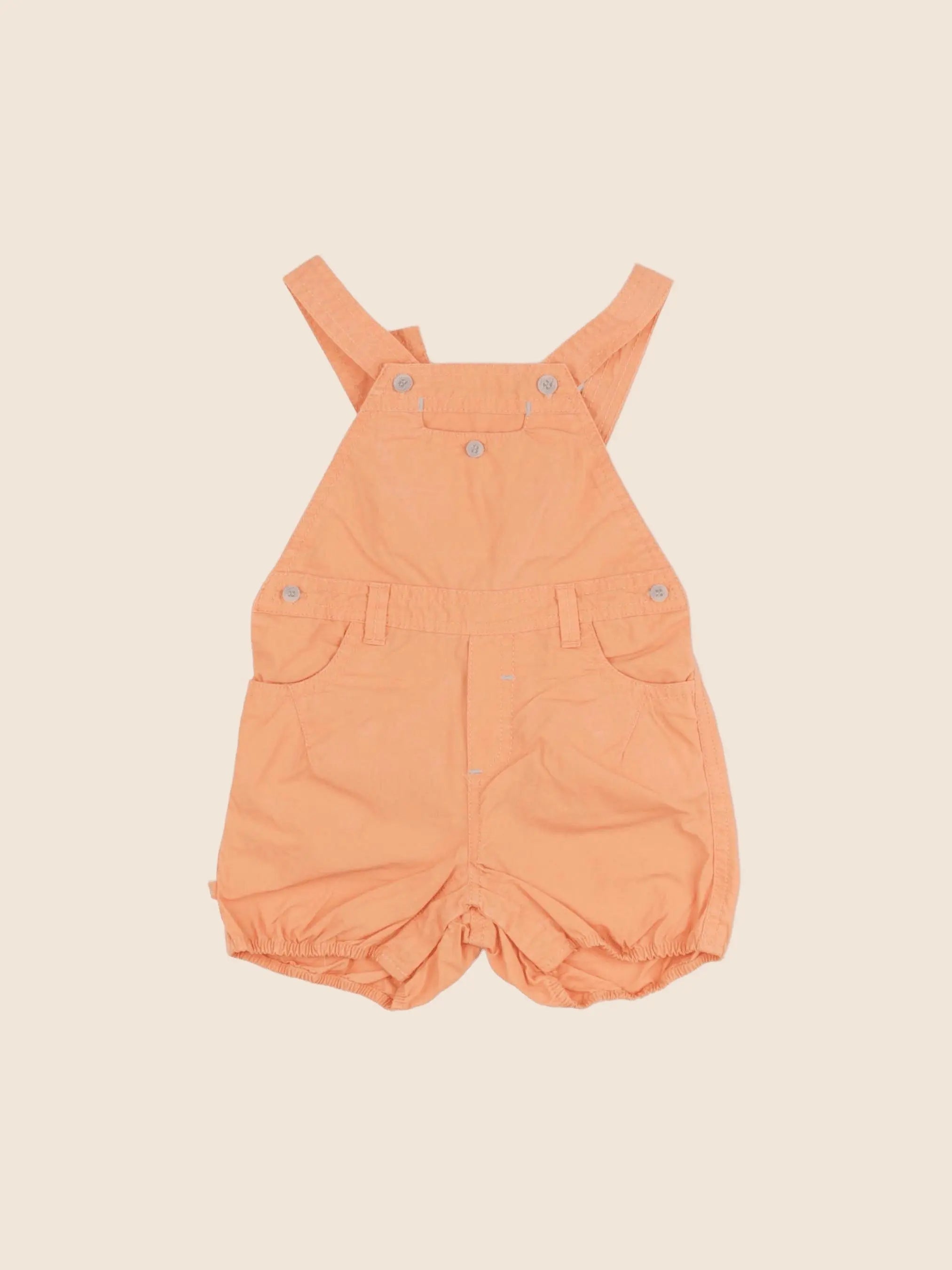 Obaïbi - salopette orange - 6 mois