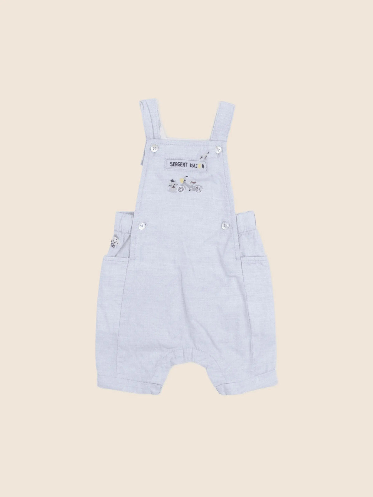 Sergent Major - salopette bleu - 6 mois