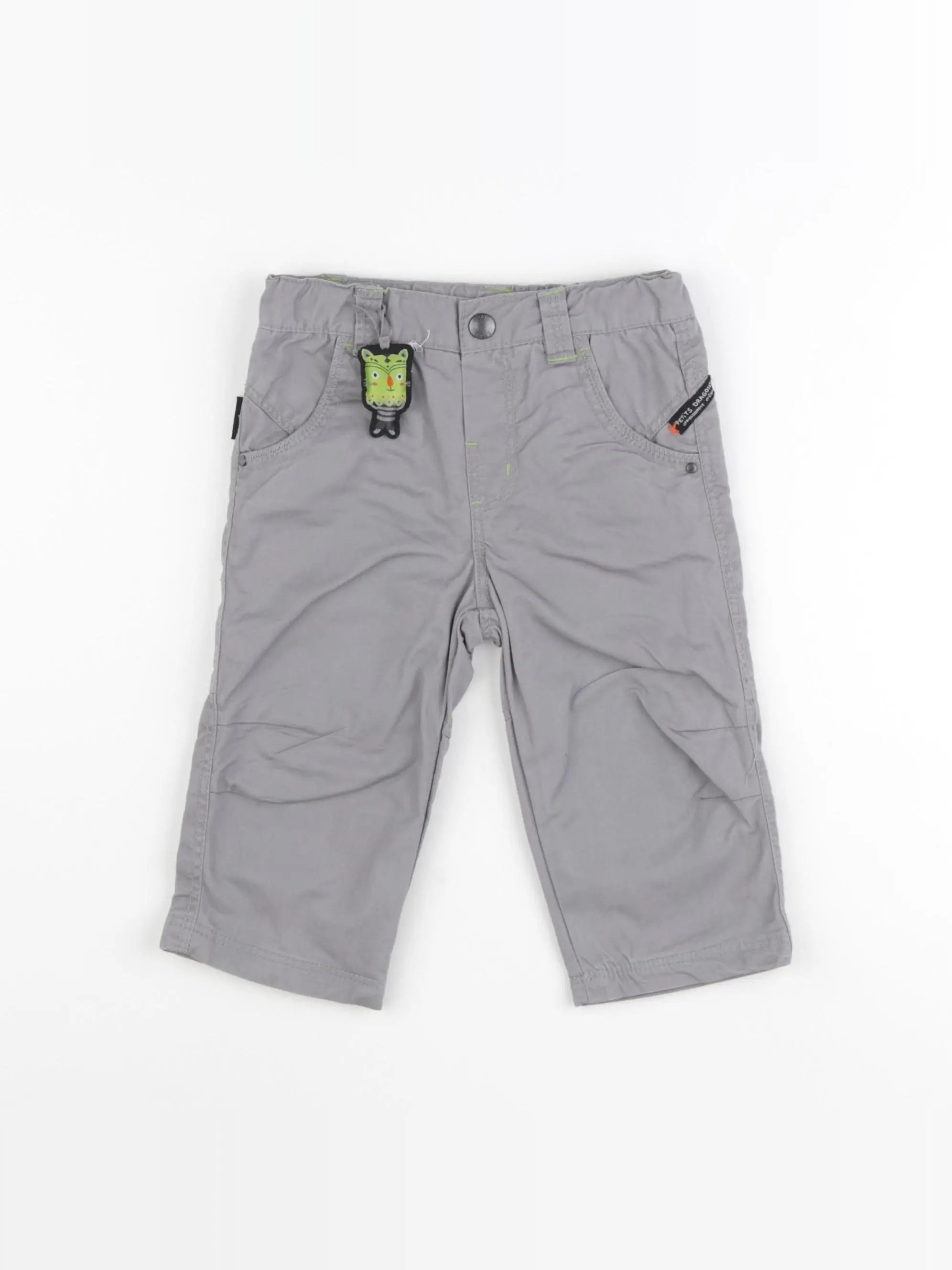 DPAM - pantalon gris - 12 mois