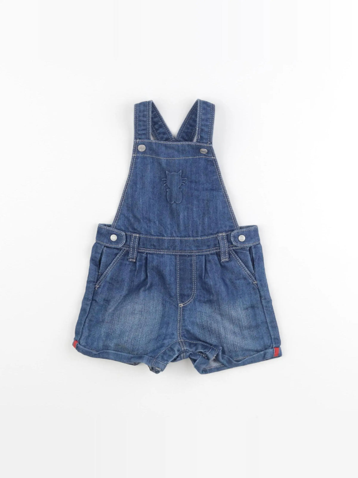 Obaïbi - salopette bleu - 6 mois