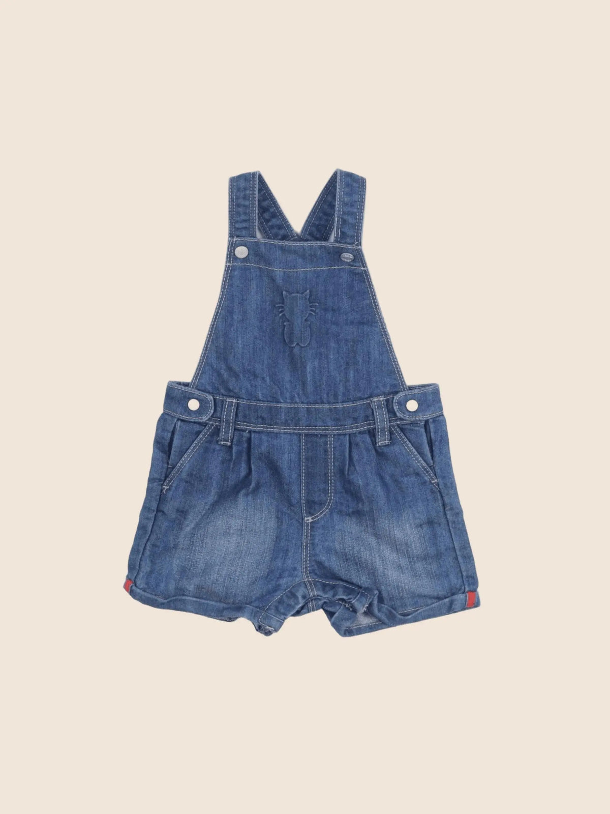 Obaïbi - salopette bleu - 6 mois