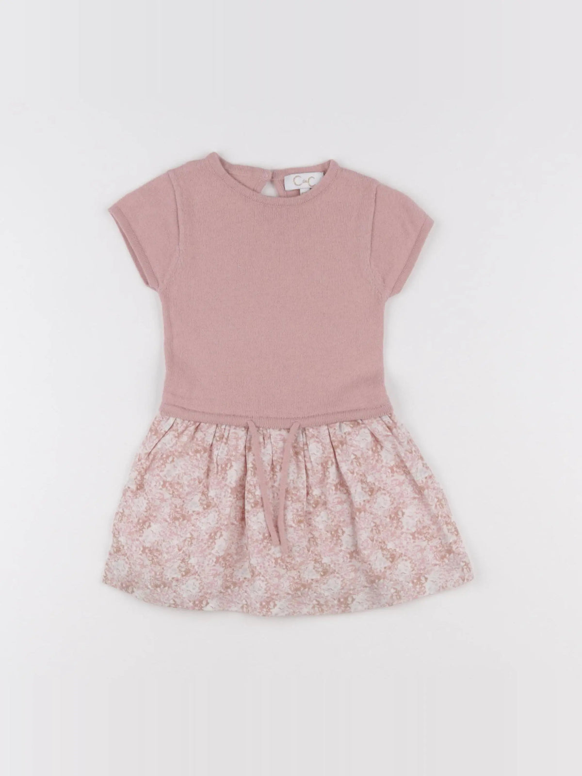 C de C - robe rose - 12 mois