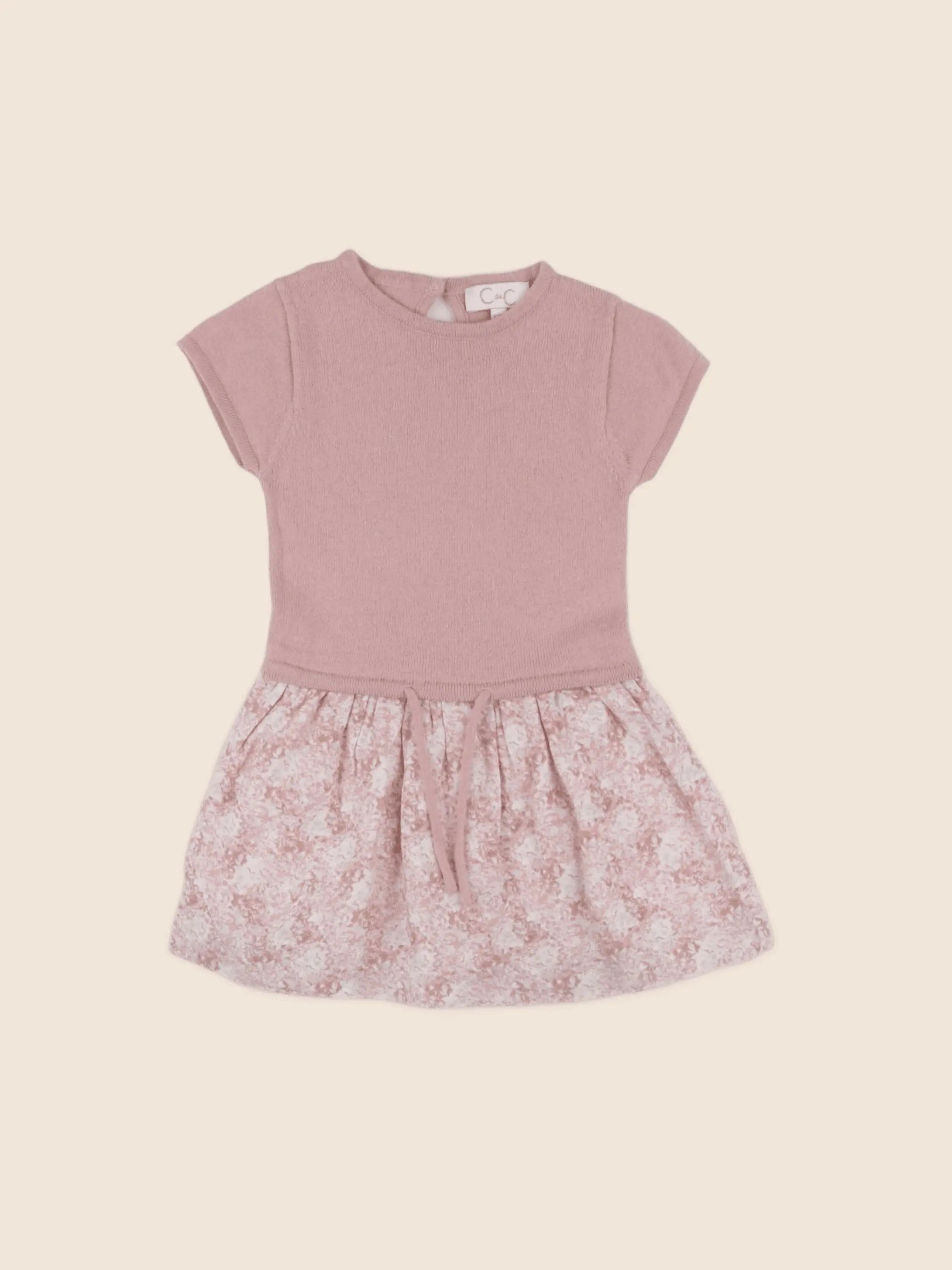 C de C - robe rose - 12 mois