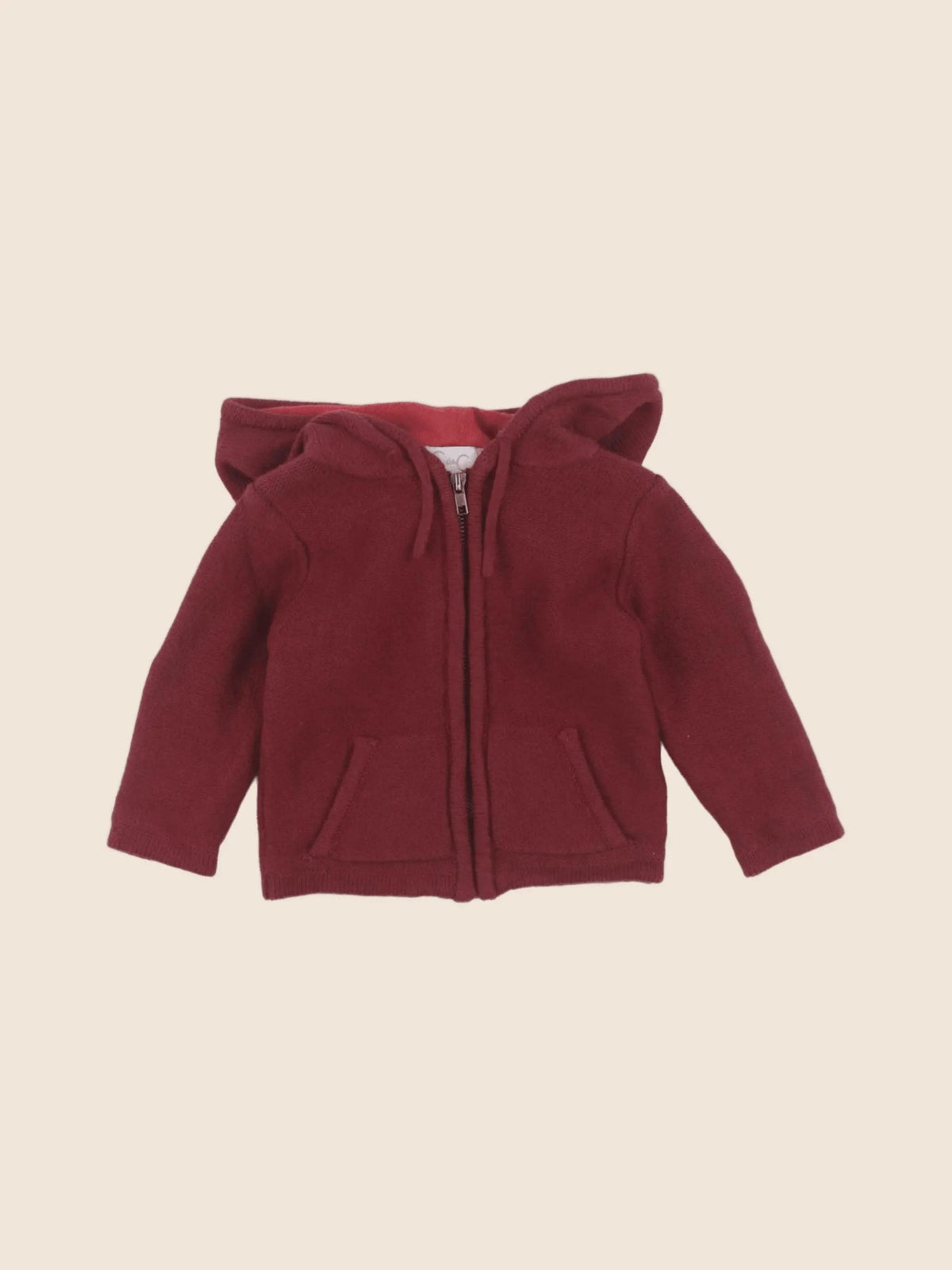 C de C - veste rouge - 6 mois