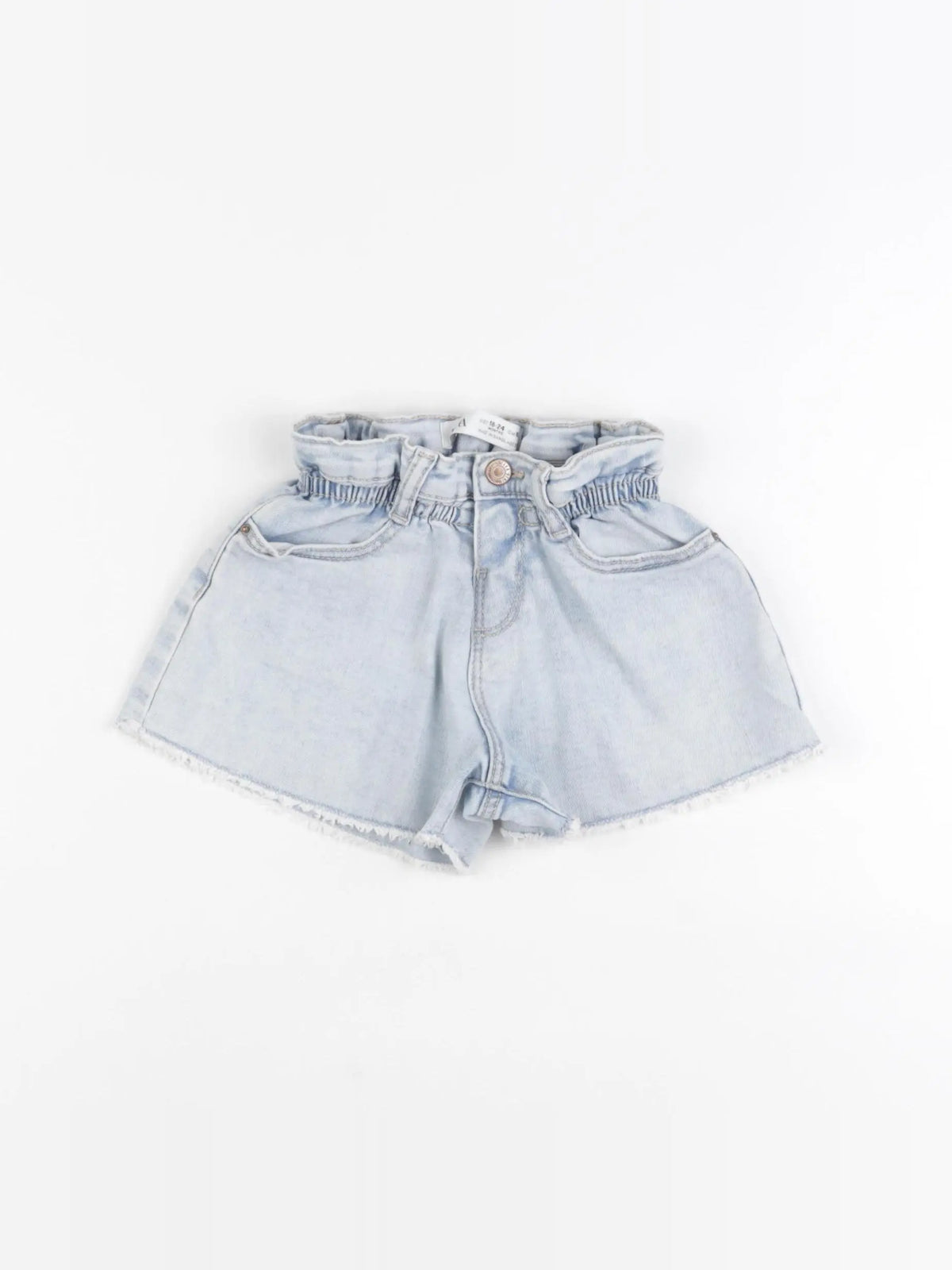 Petit Bateau - short bleu - 18/24 mois