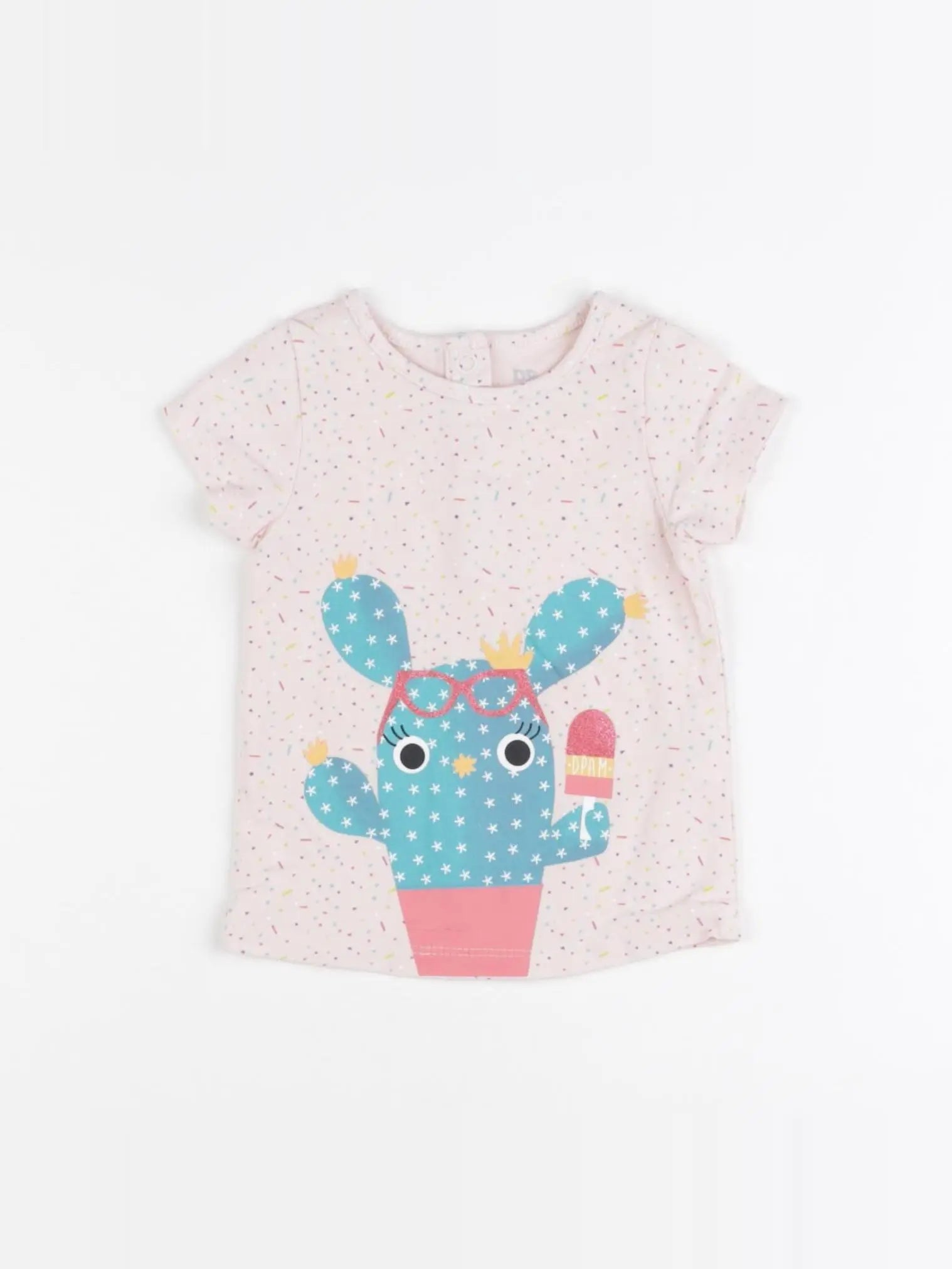 DPAM - tee-shirt rose - 3 mois