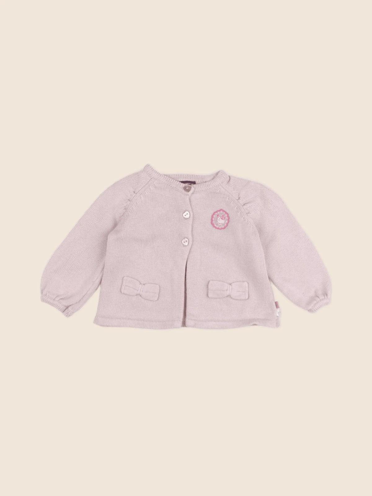 Sergent Major - gilet rose - 6 mois