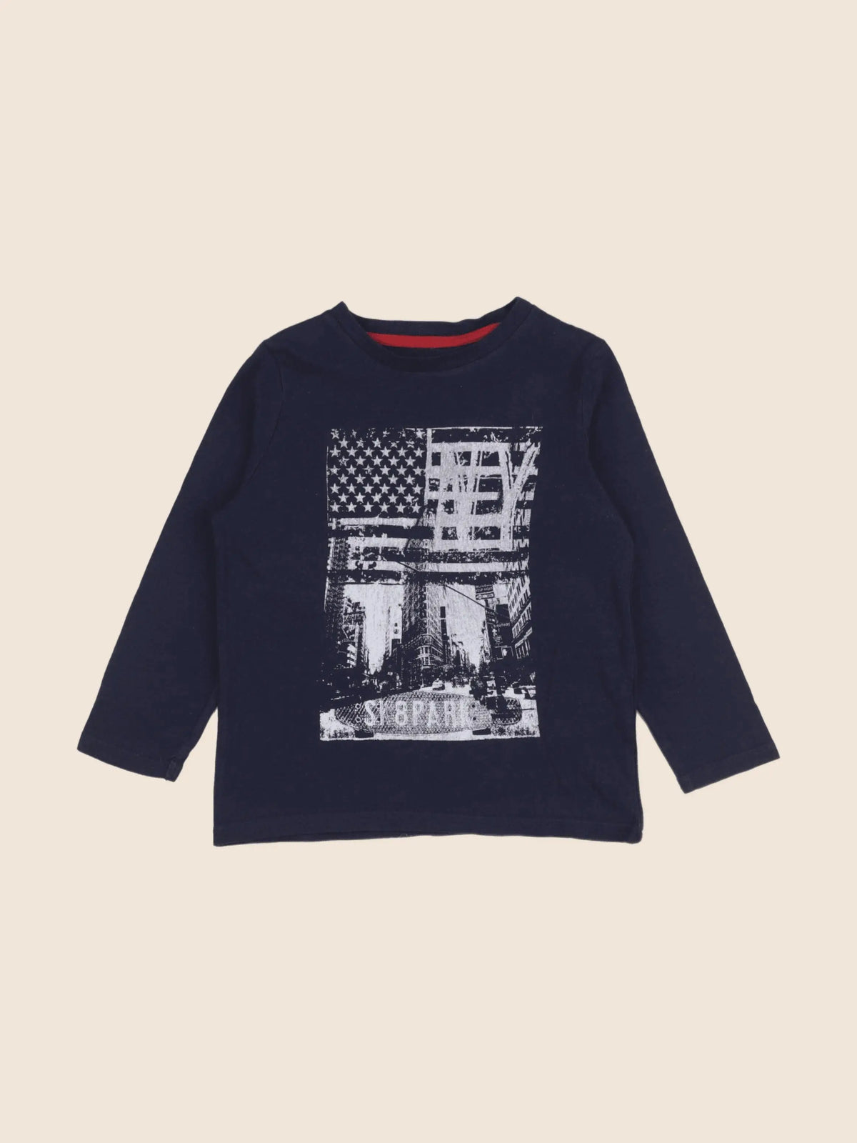 Vertbaudet - tee-shirt bleu - 4 ans