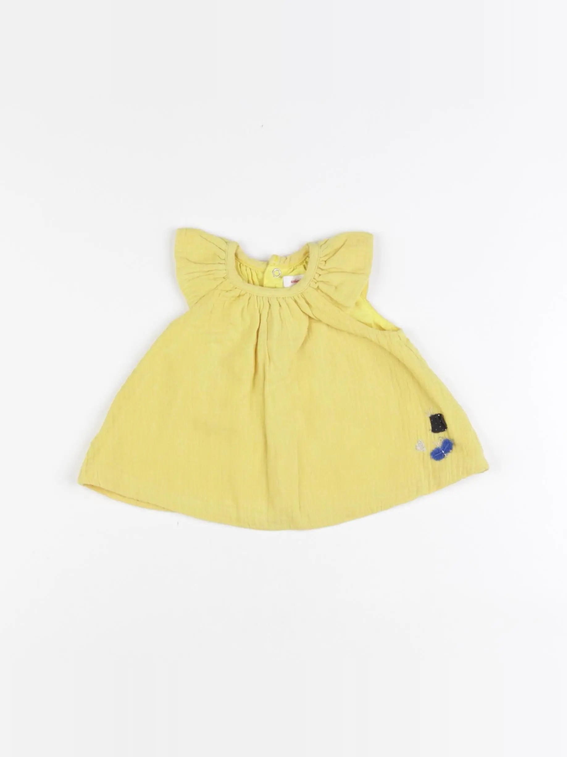 Catimini - blouse jaune - 3 mois