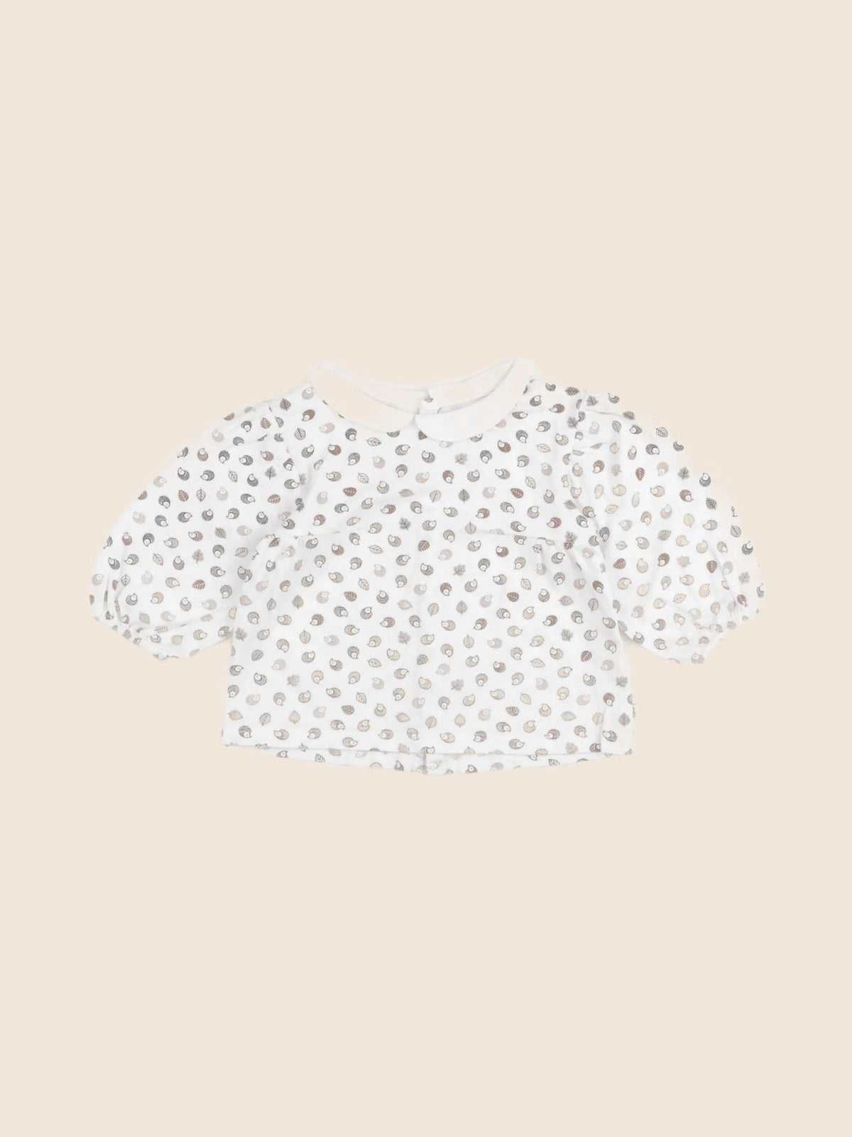 Obaïbi - tee-shirt beige - 6 mois