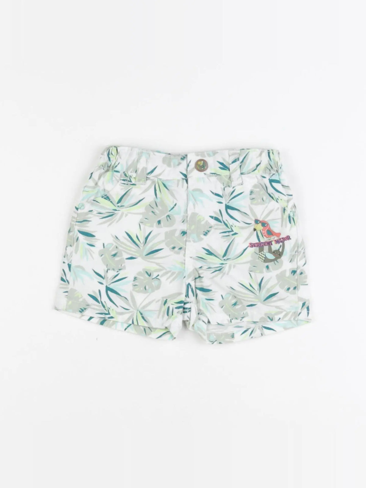 Sergent Major - short vert - 3 mois