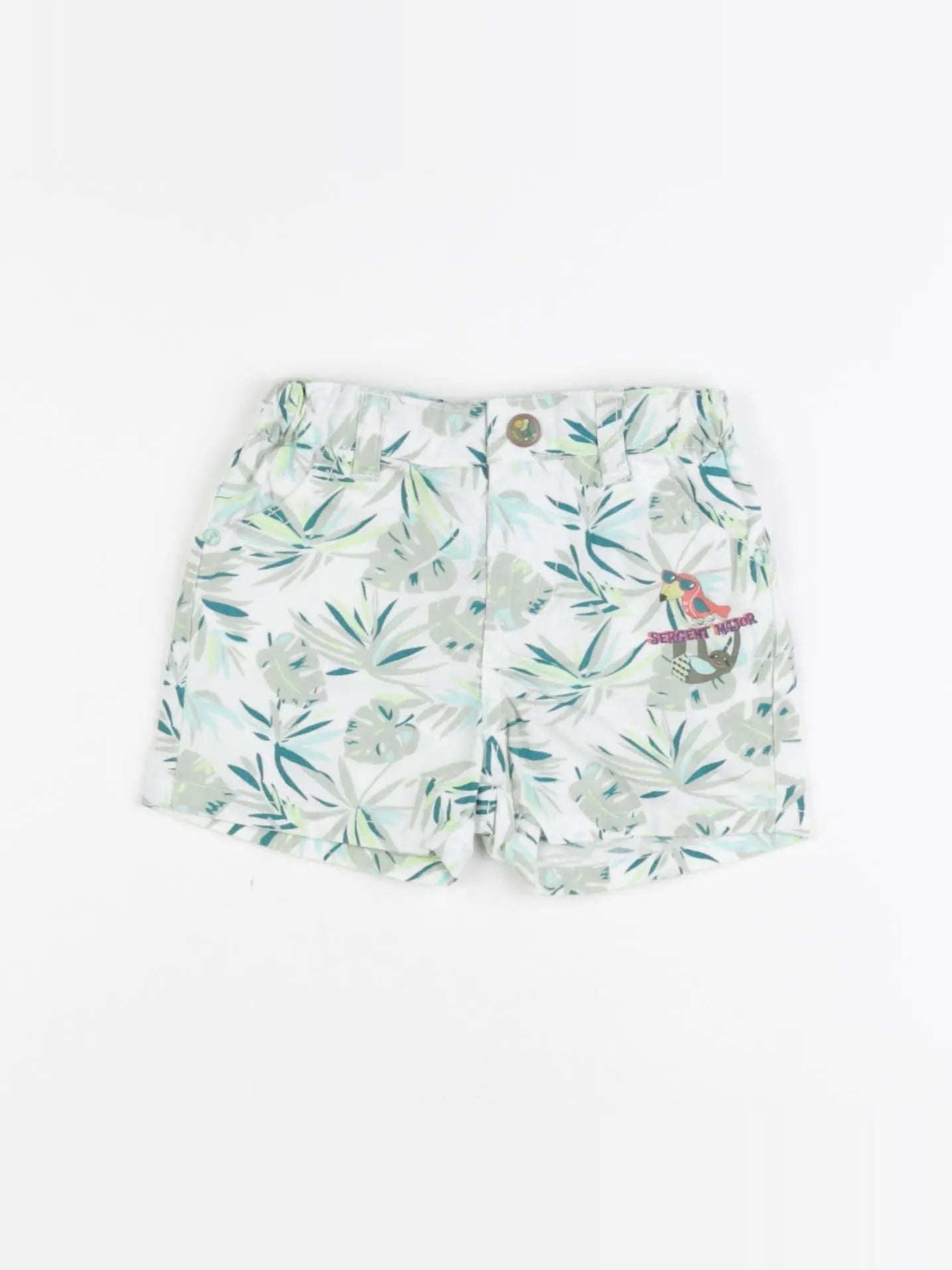 Sergent Major - short vert - 3 mois