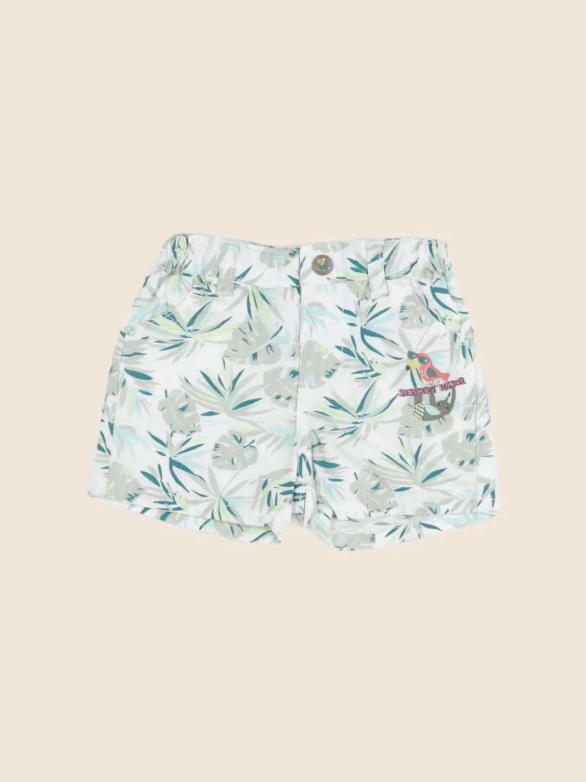 Sergent Major - short vert - 3 mois