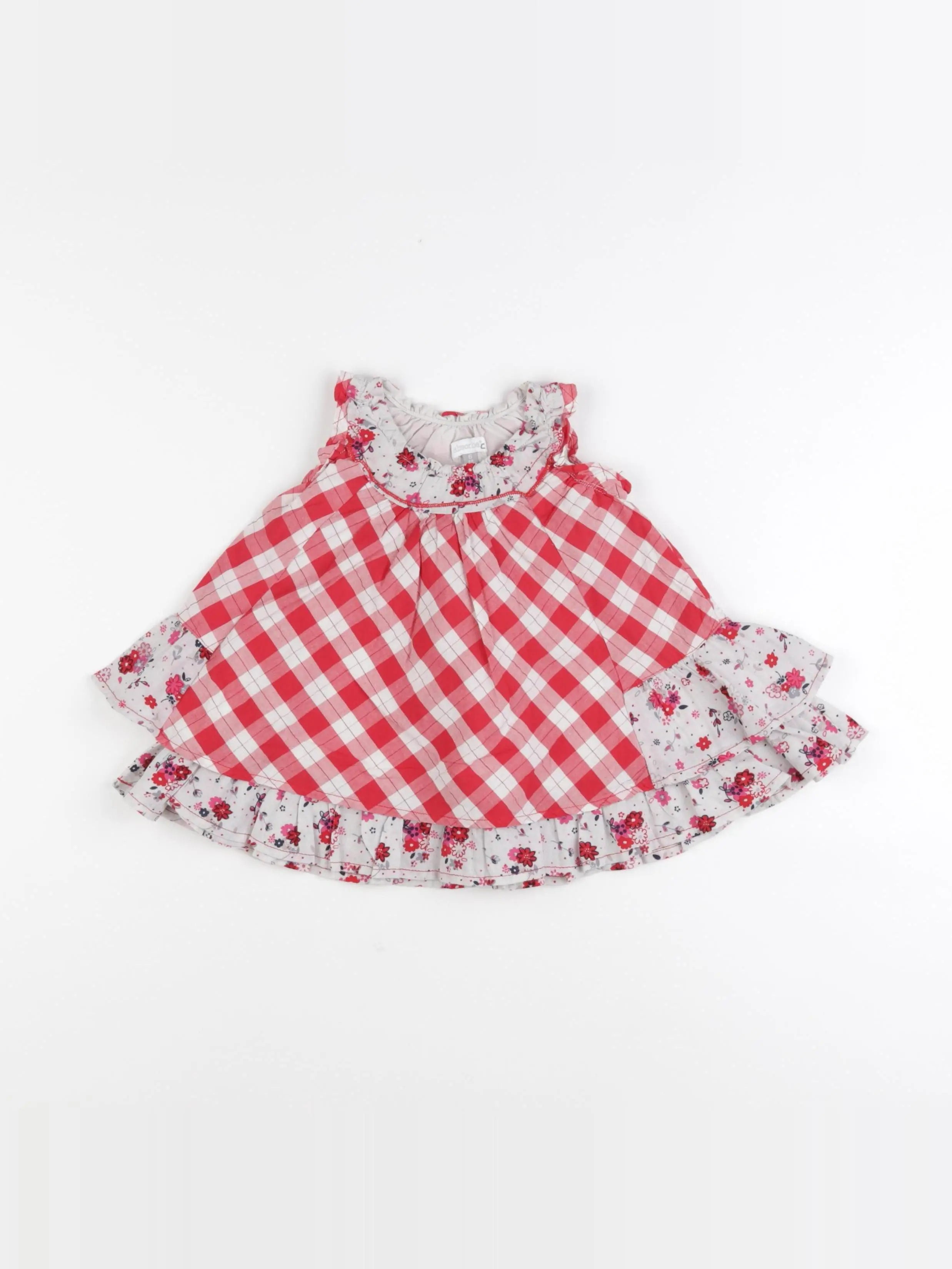 Absorba - robe rouge - 6 mois