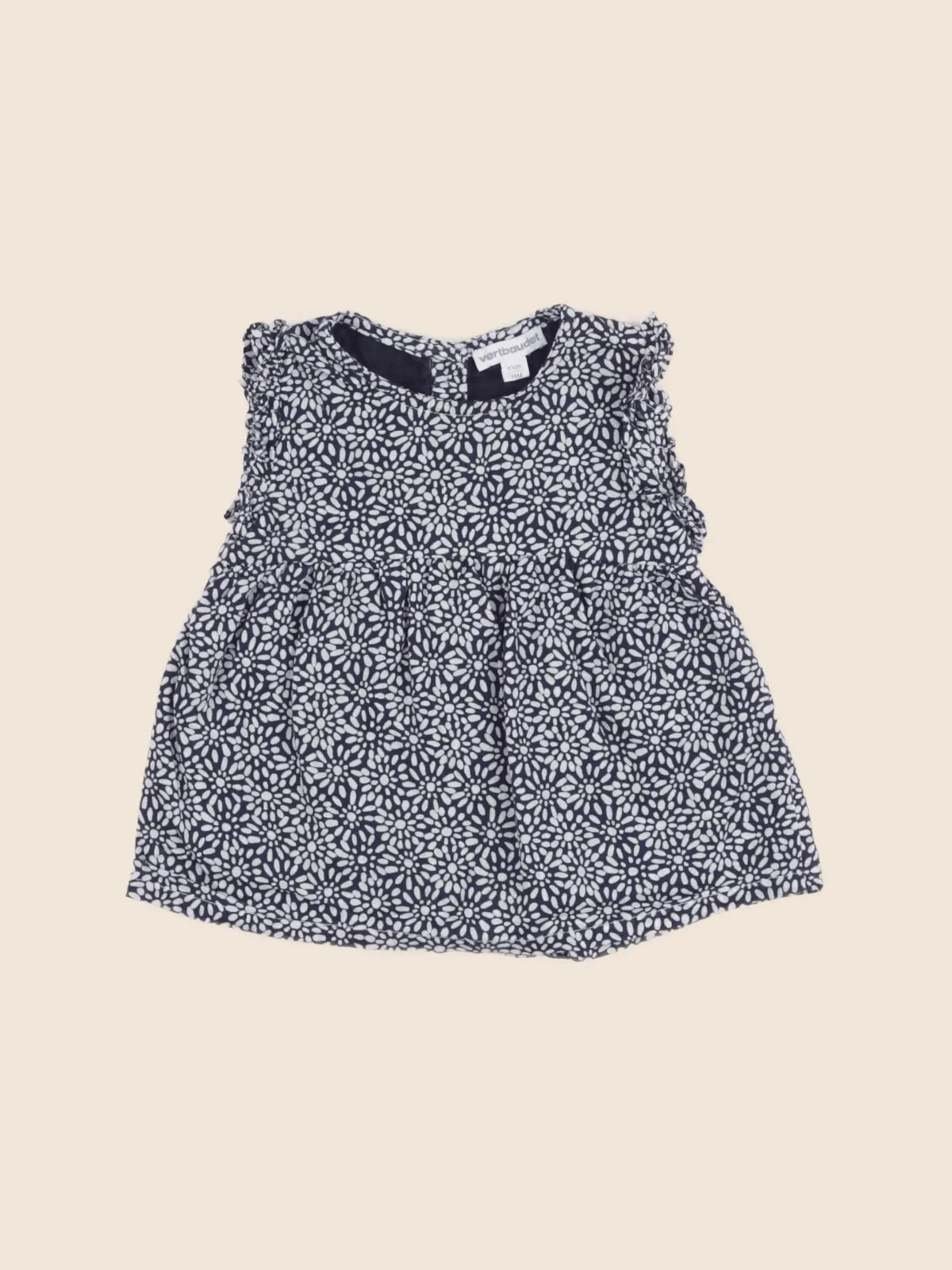 Vertbaudet - robe bleu - 18 mois