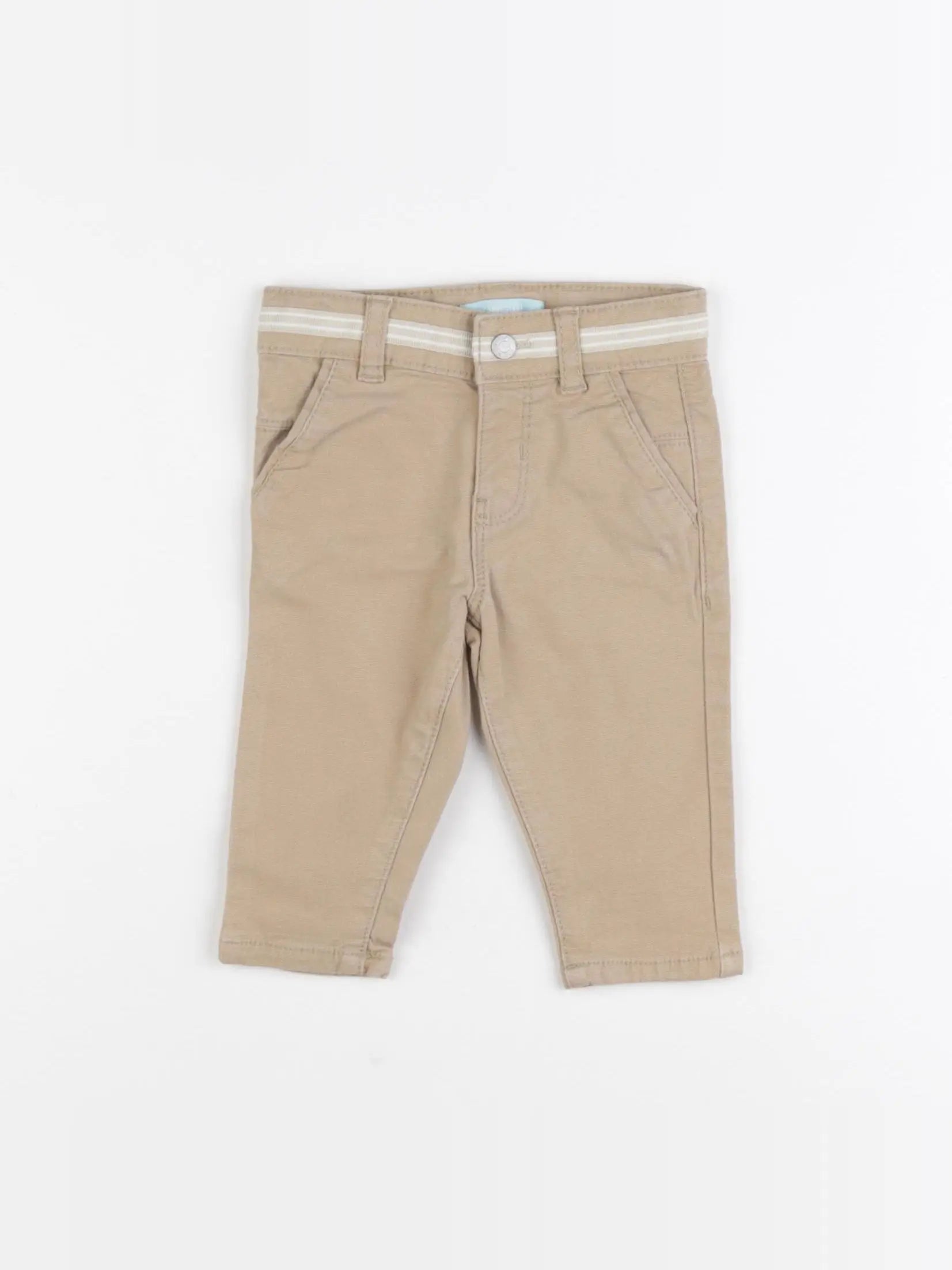 Obaïbi - pantalon beige - 3 mois