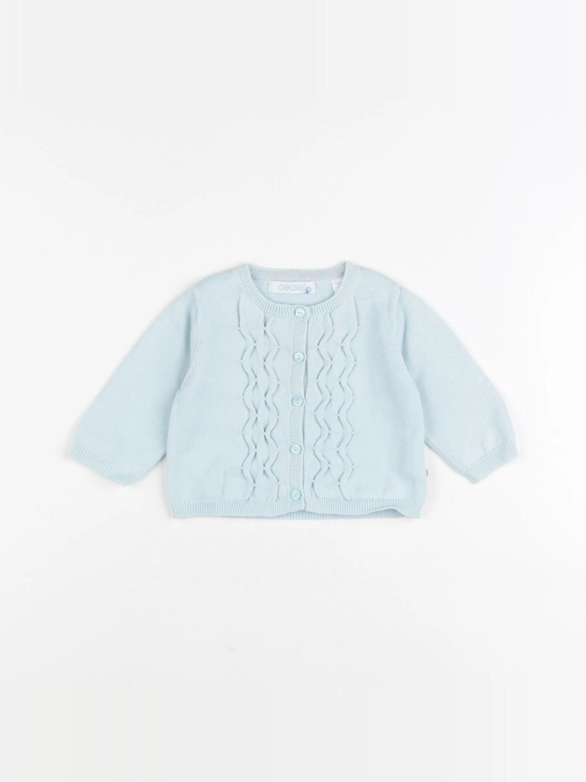 Obaïbi - gilet bleu - 3 mois