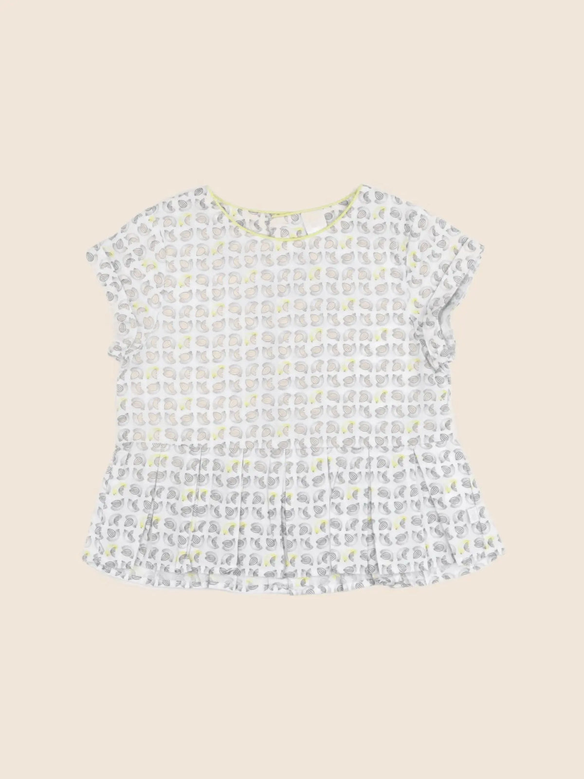 Obaïbi - blouse gris - 6 mois
