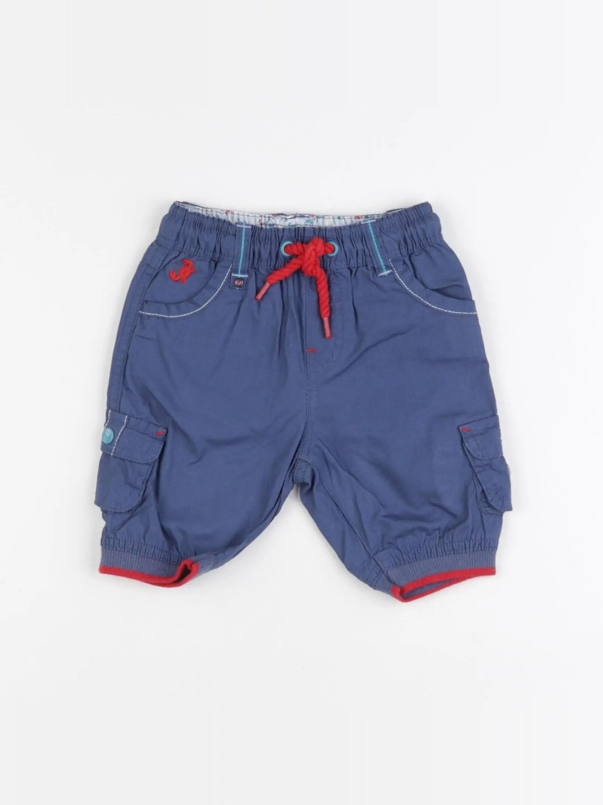 Sergent Major - short bleu - 6 mois