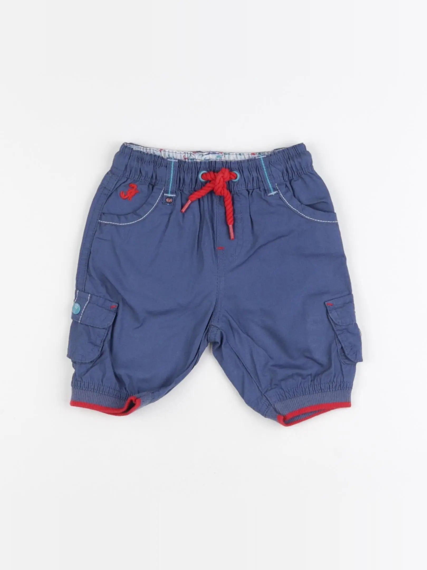 Sergent Major - short bleu - 6 mois