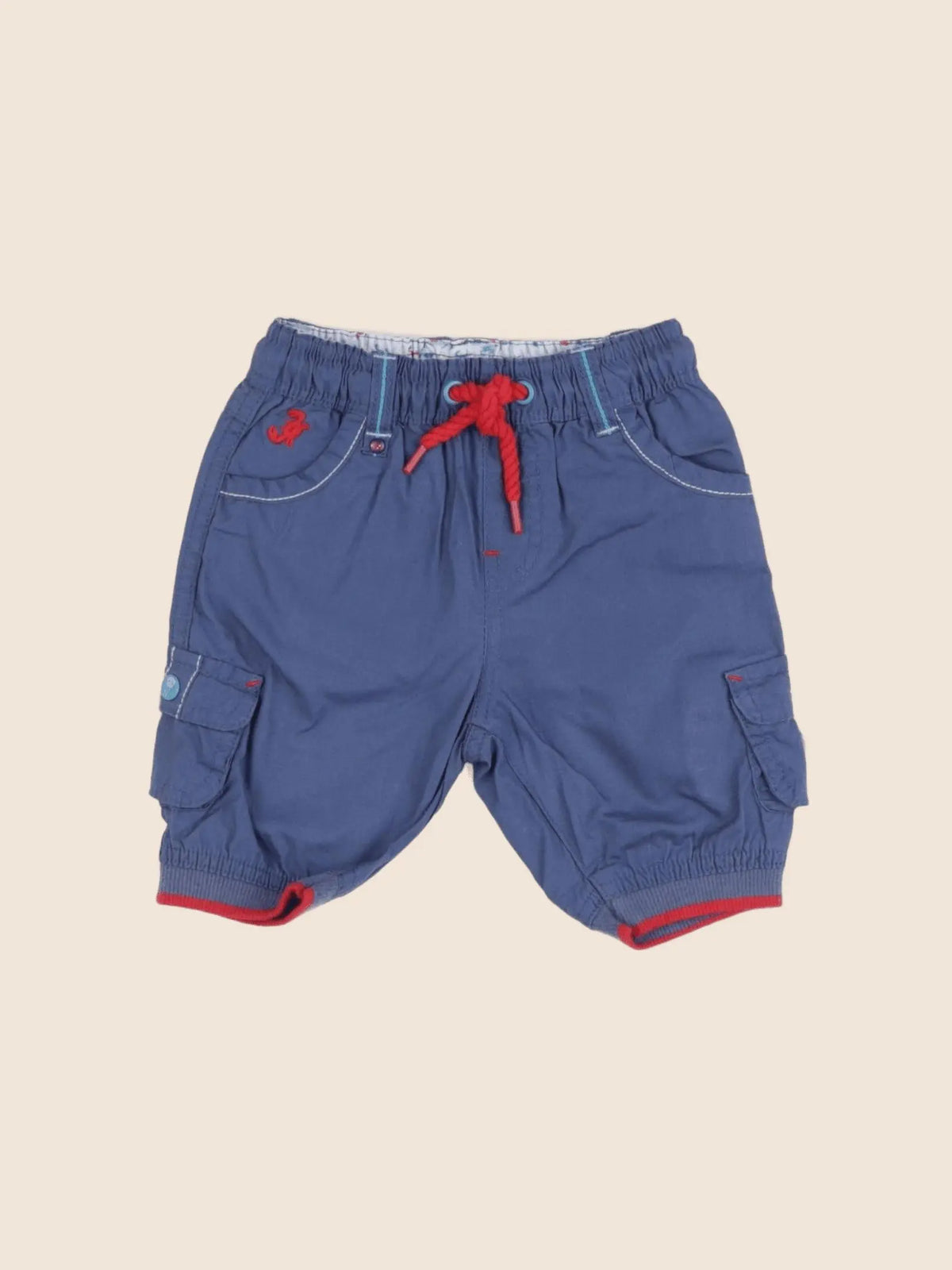 Sergent Major - short bleu - 6 mois