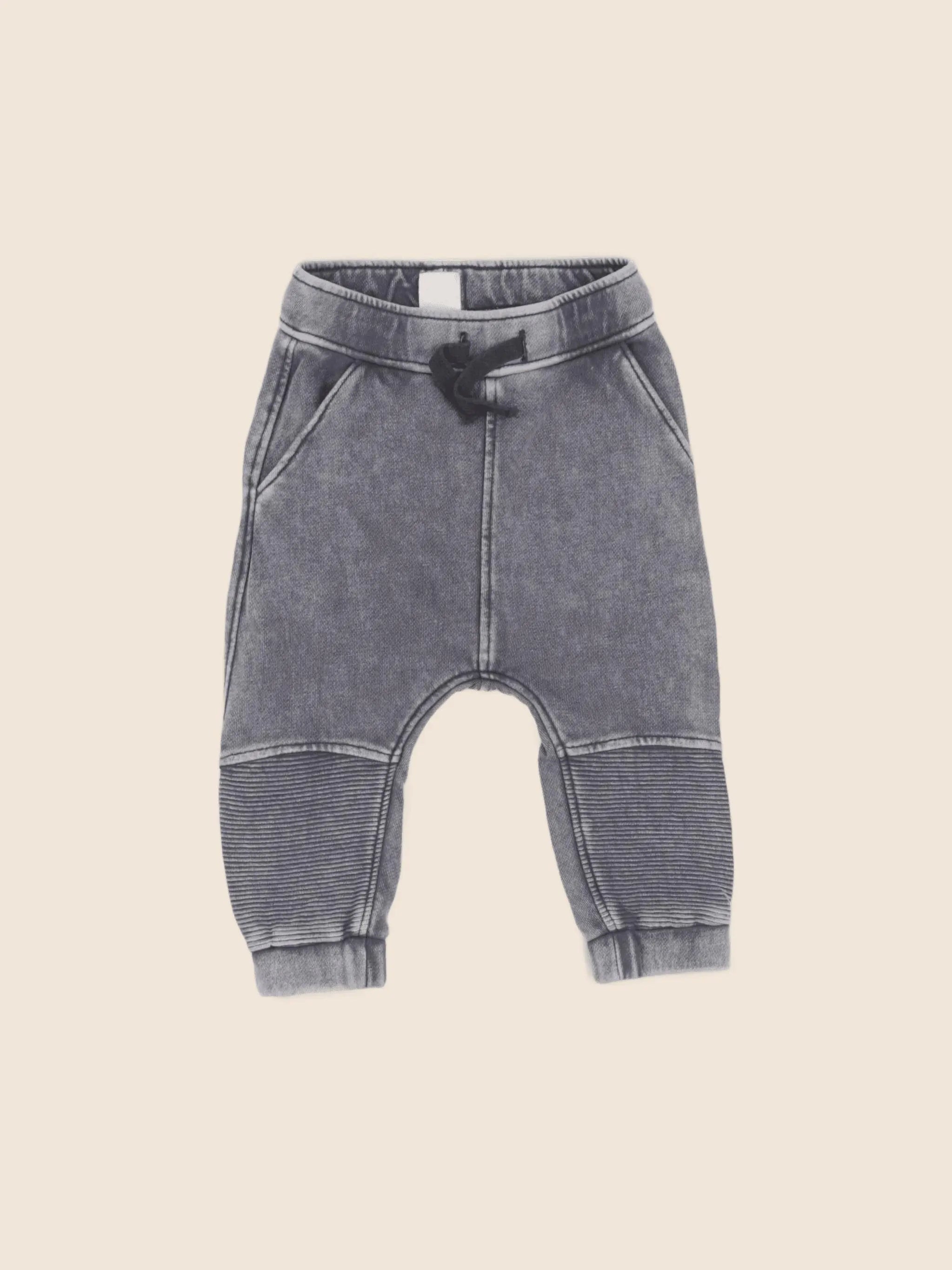 H&M - pantalon gris - 6/9 mois