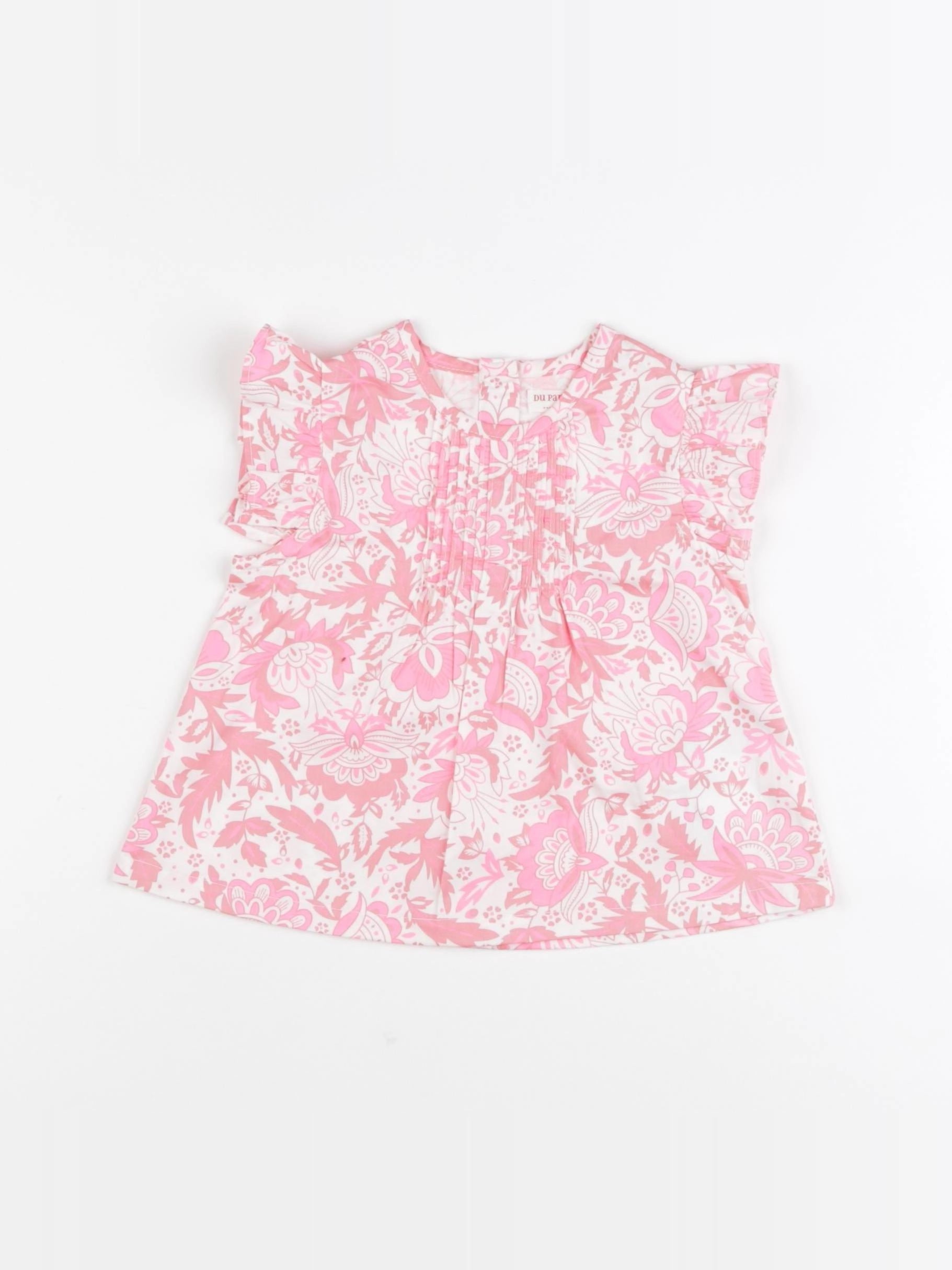 DPAM - blouse rose - 6 mois
