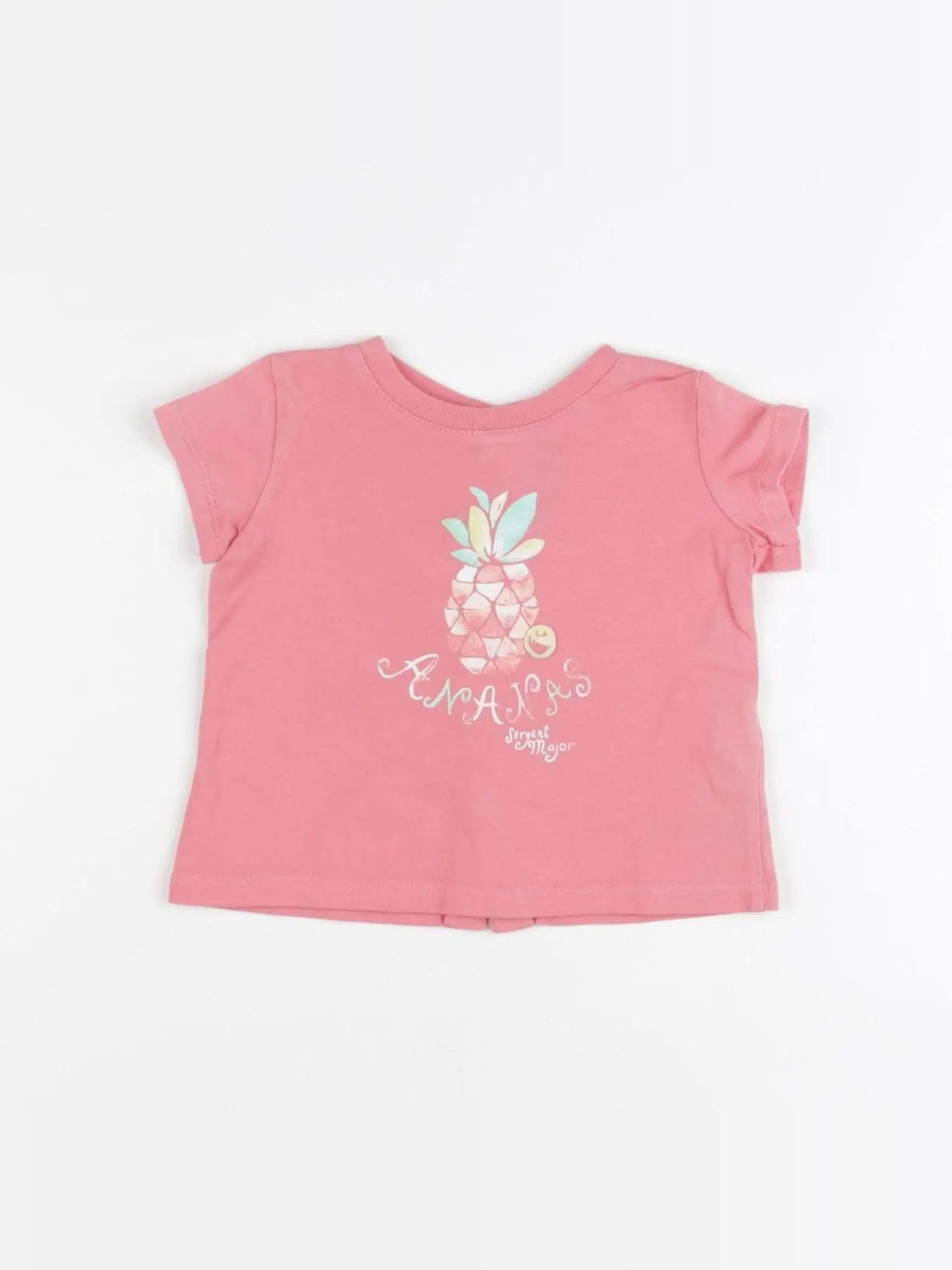 Sergent Major - tee-shirt rose - 6 mois