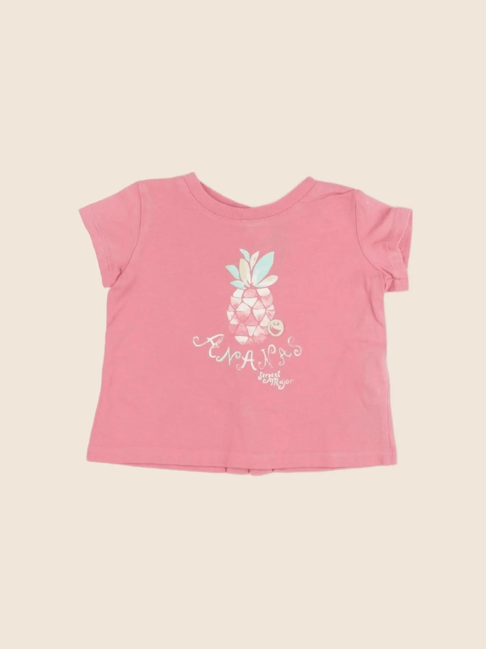 Sergent Major - tee-shirt rose - 6 mois