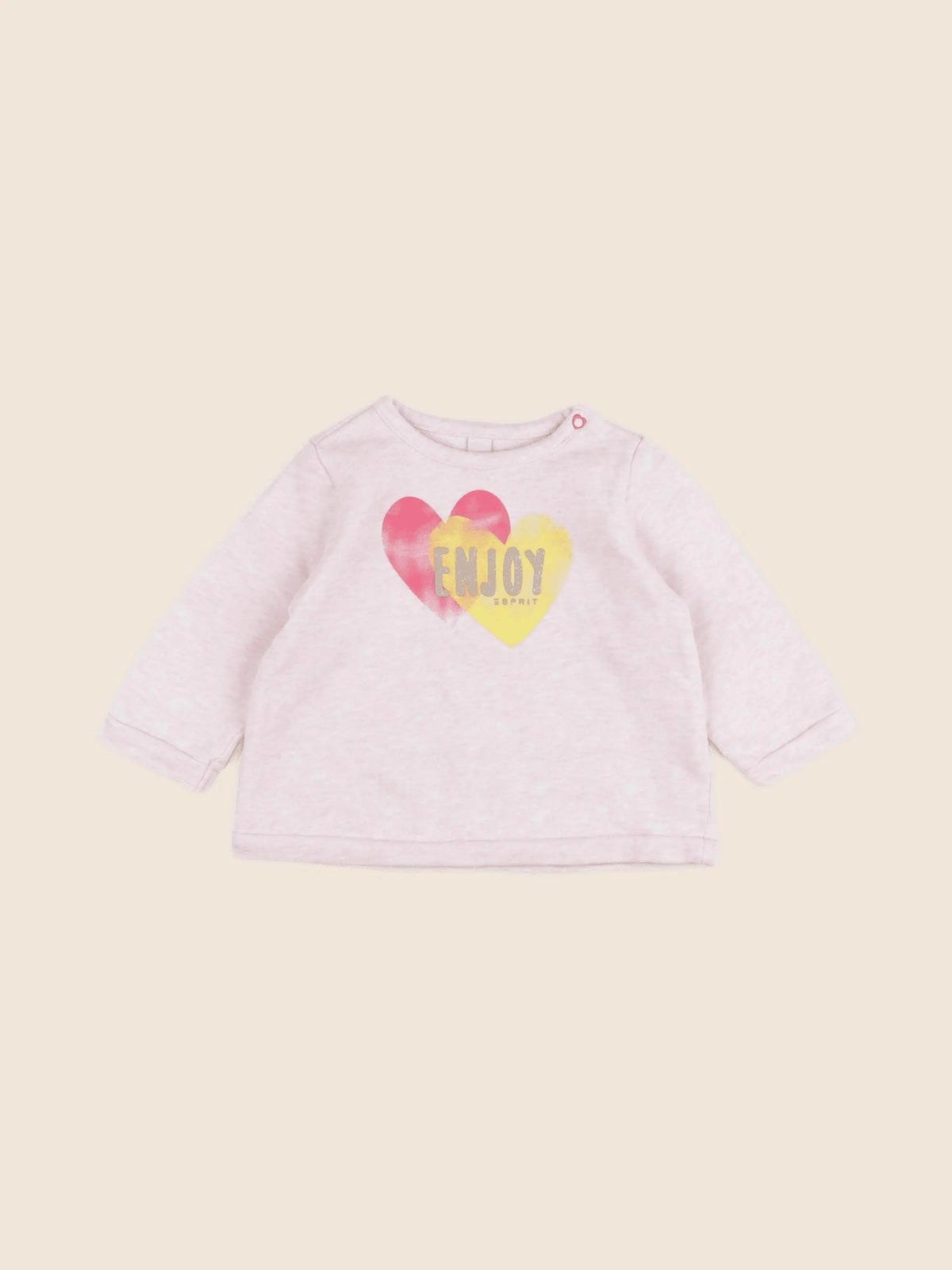 Esprit - sweat rose - 6 mois