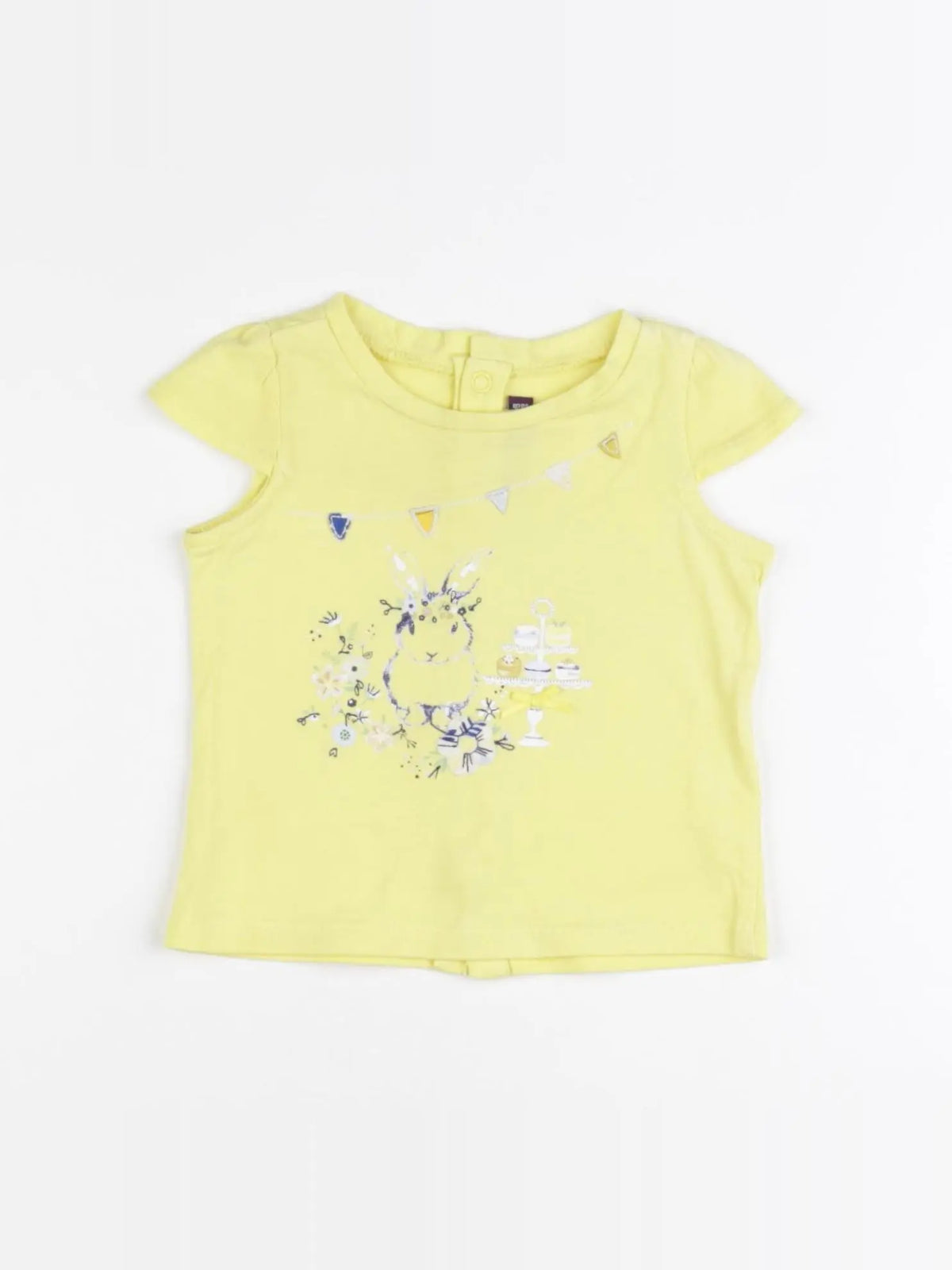 Sergent Major - tee-shirt jaune - 6 mois