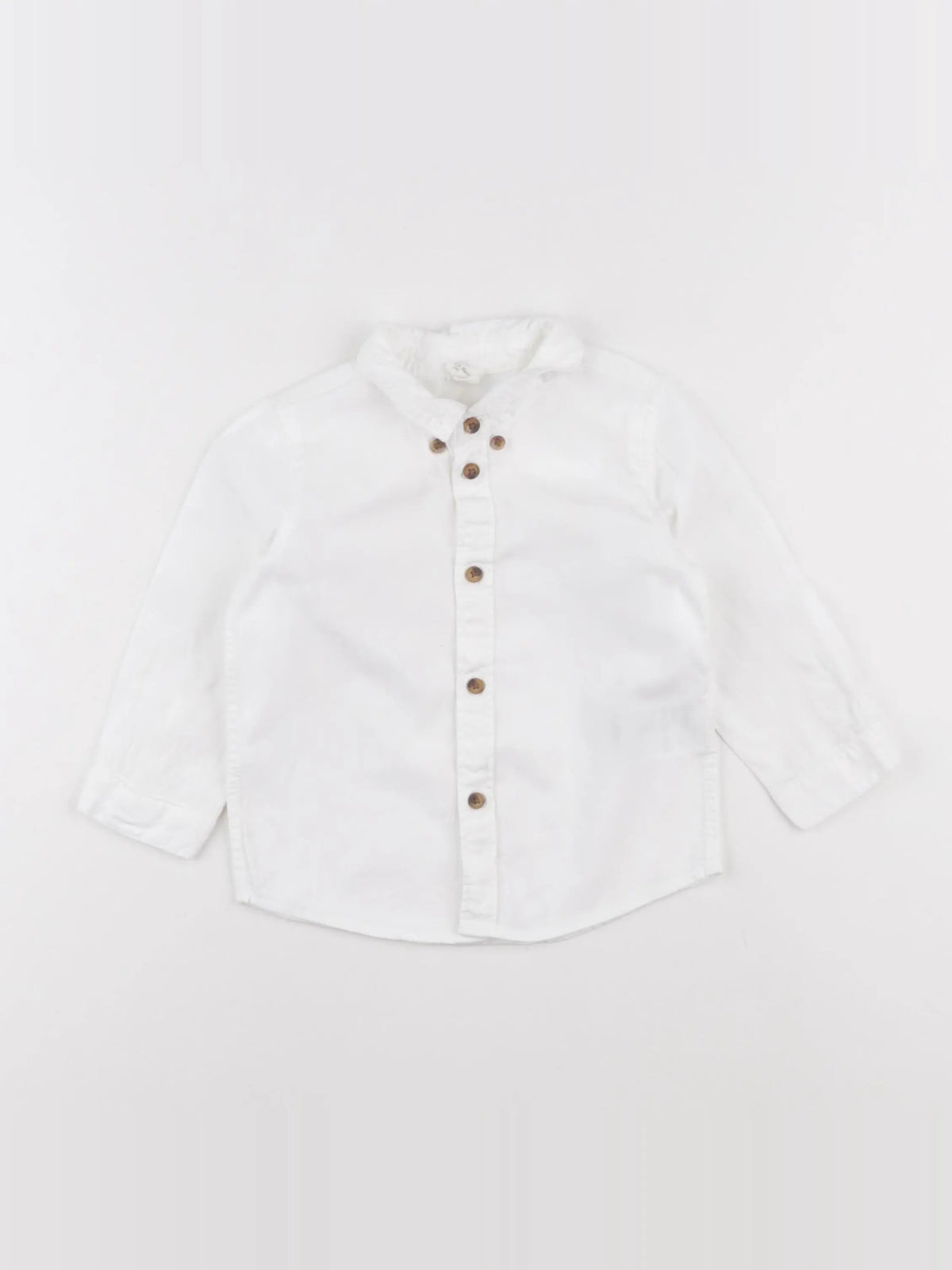 H&M - chemise blanc - 12/9 mois