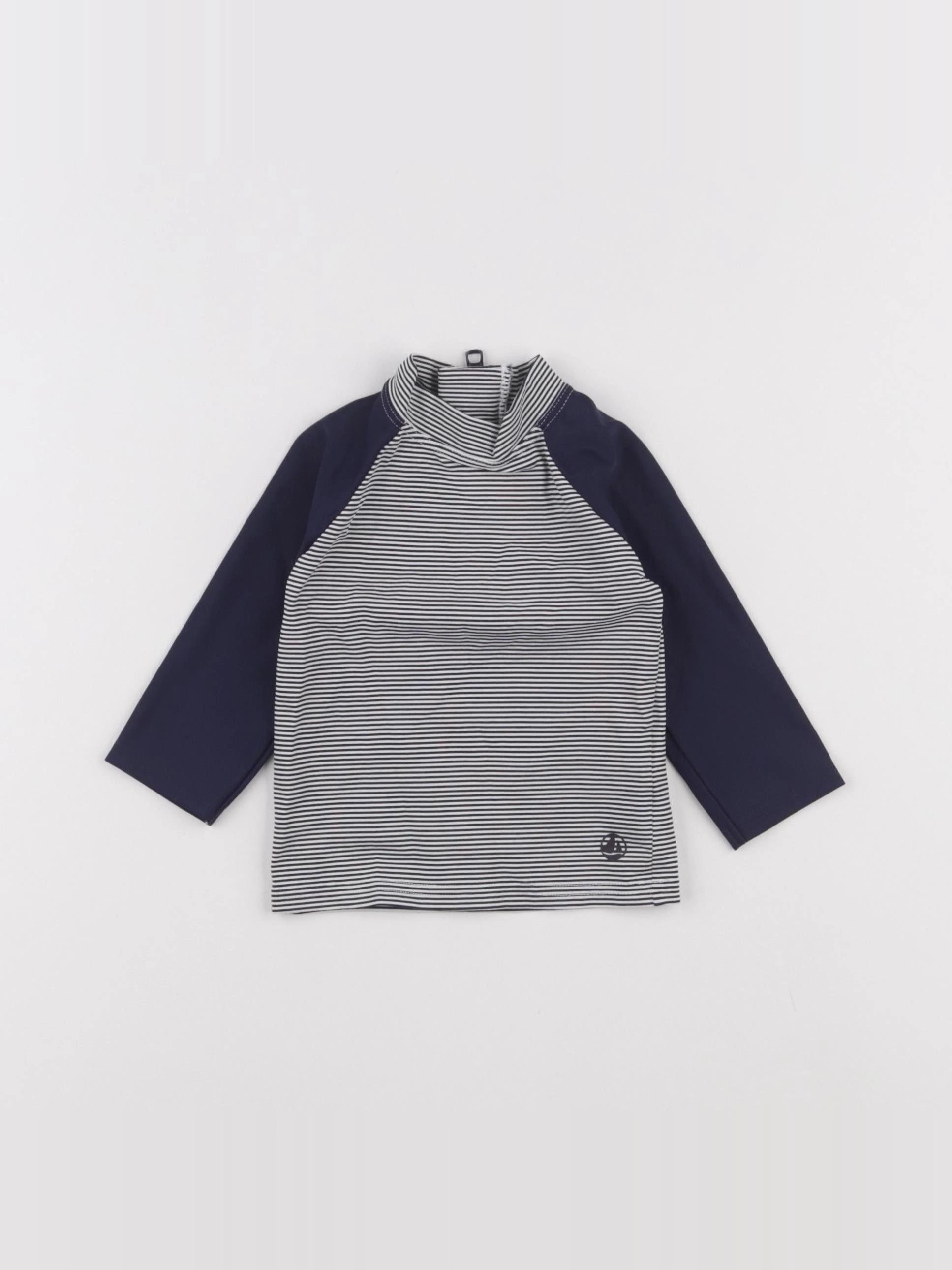 Petit Bateau - tee-shirt de bain bleu - 6 mois