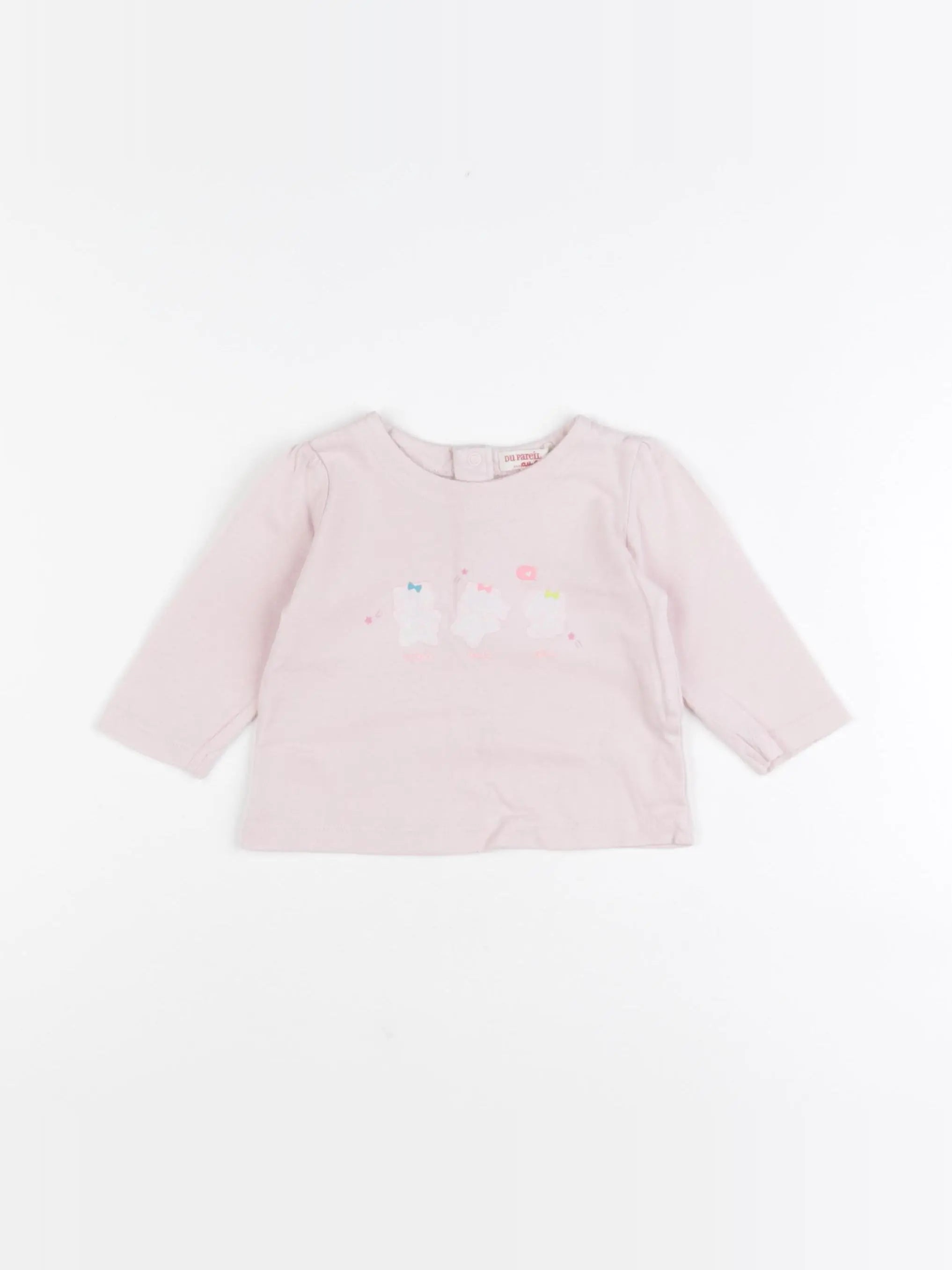 DPAM - tee-shirt rose - 3 mois