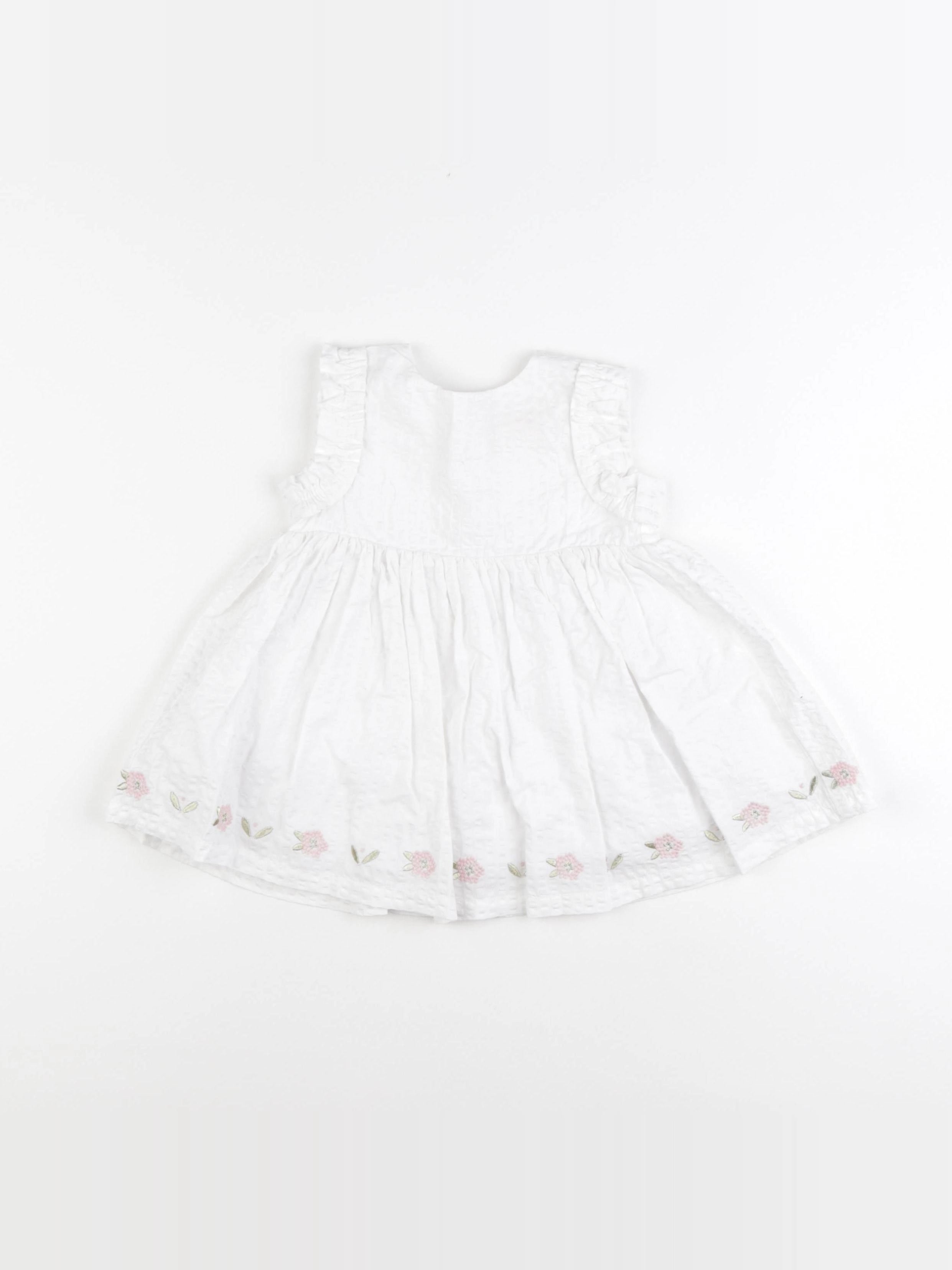 DPAM - robe blanc - 9 mois