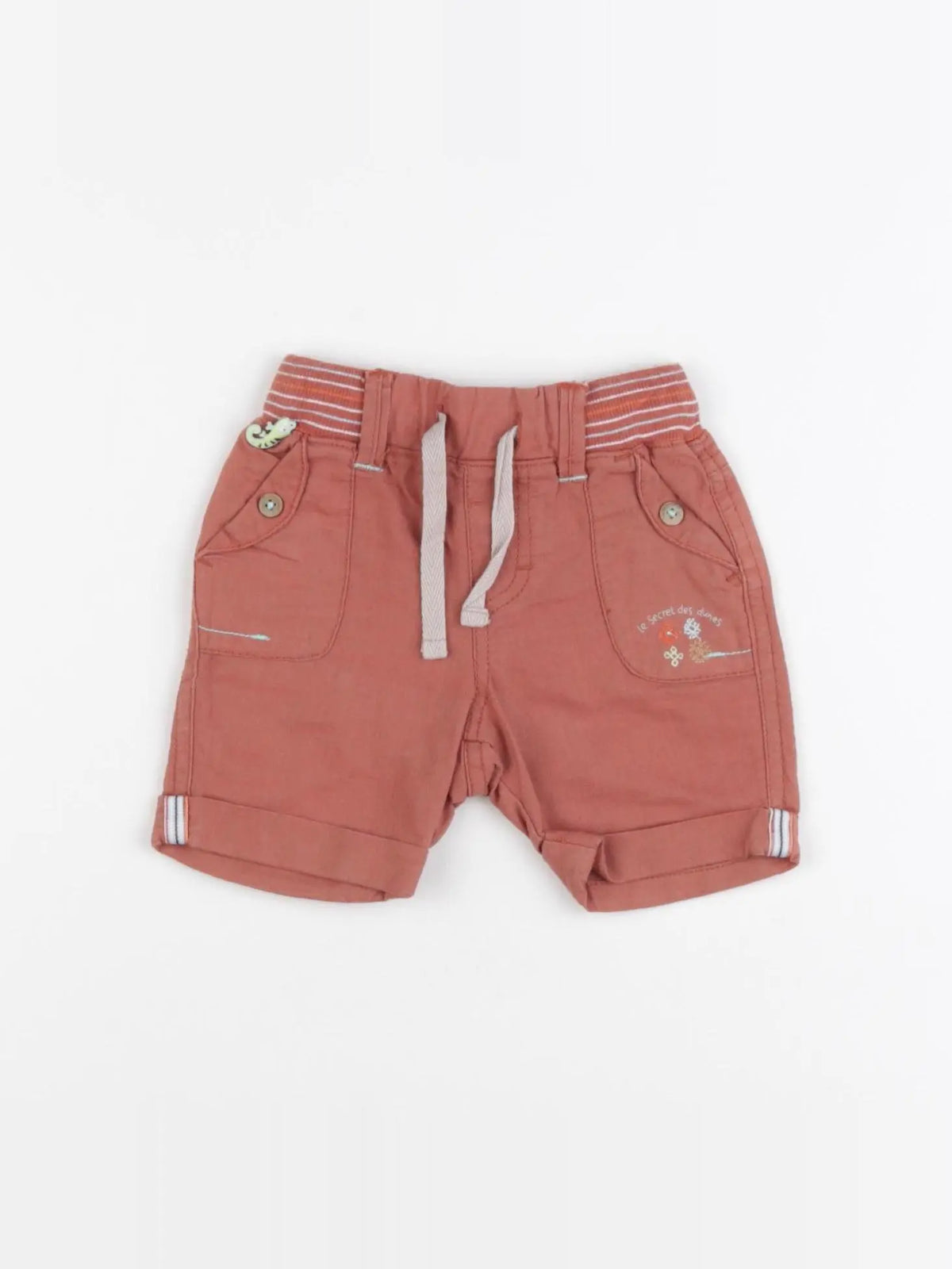 Sergent Major - short marron - 3 mois