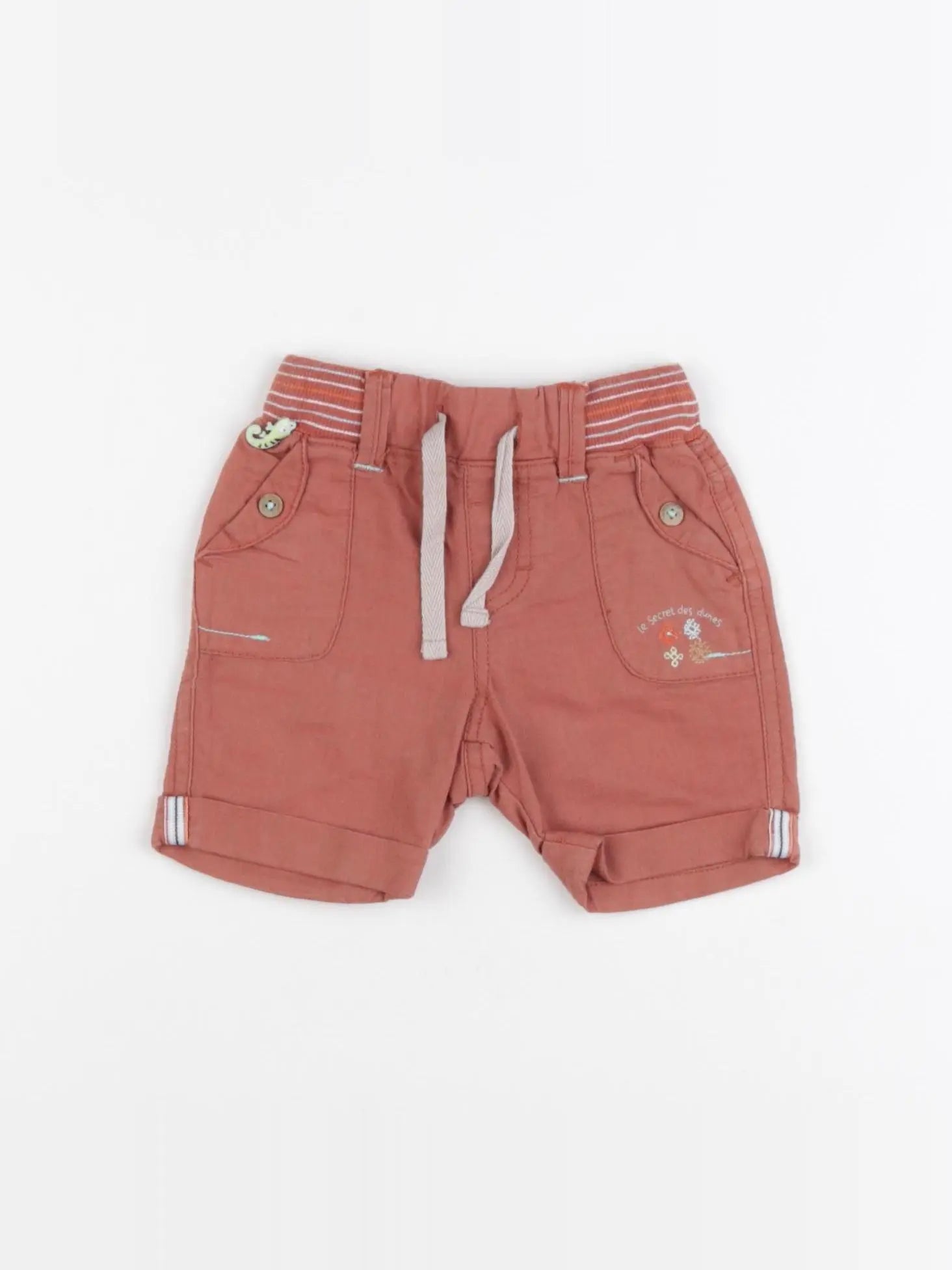 Sergent Major - short marron - 3 mois