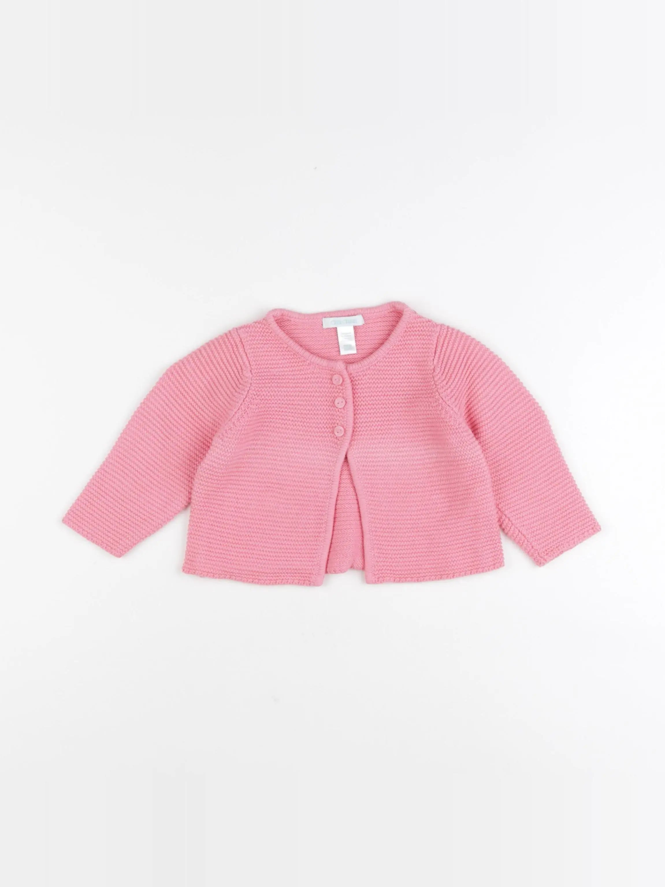 Obaïbi - gilet rose - 6 mois