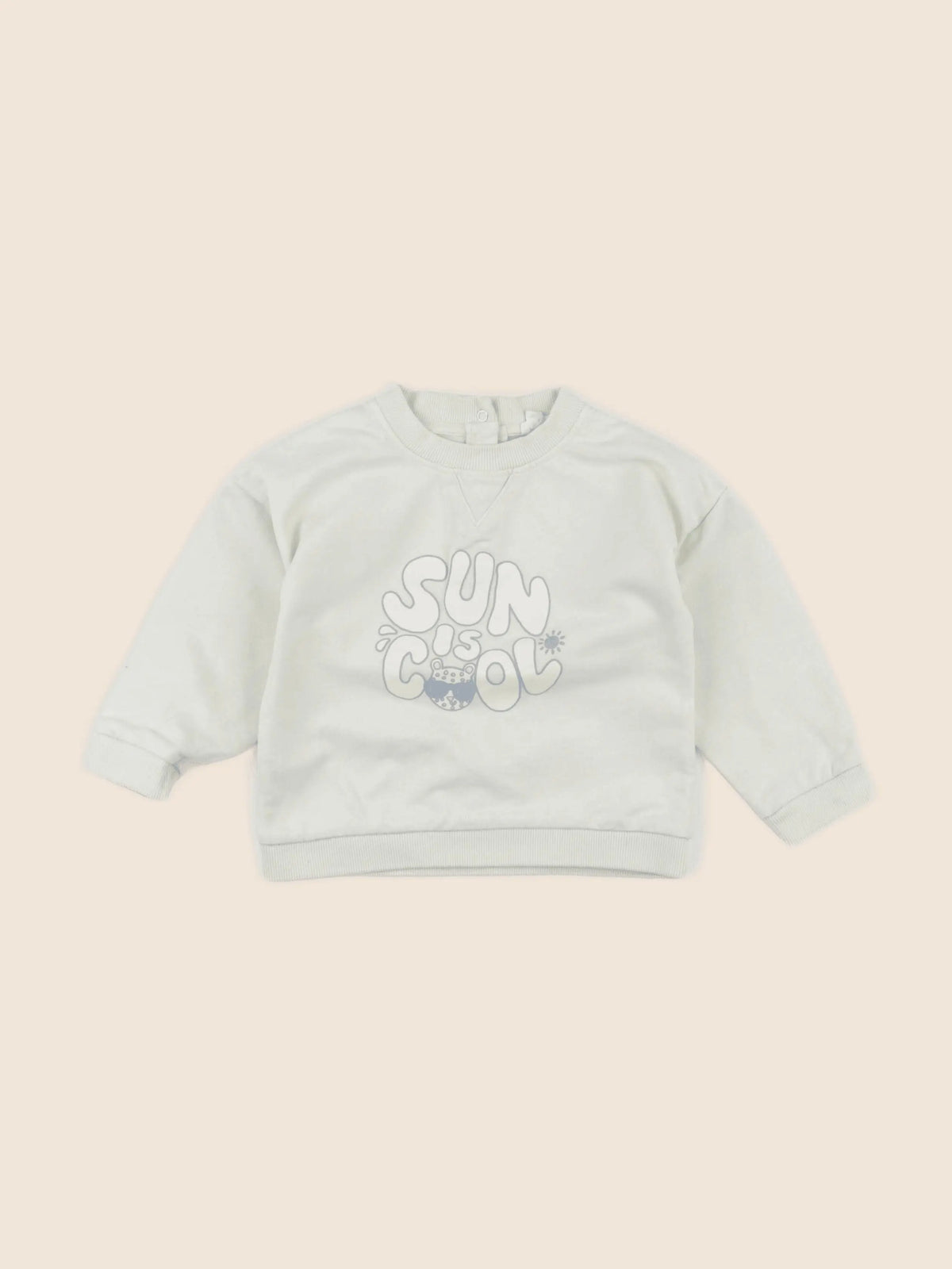 Vertbaudet - sweat vert - 24 mois