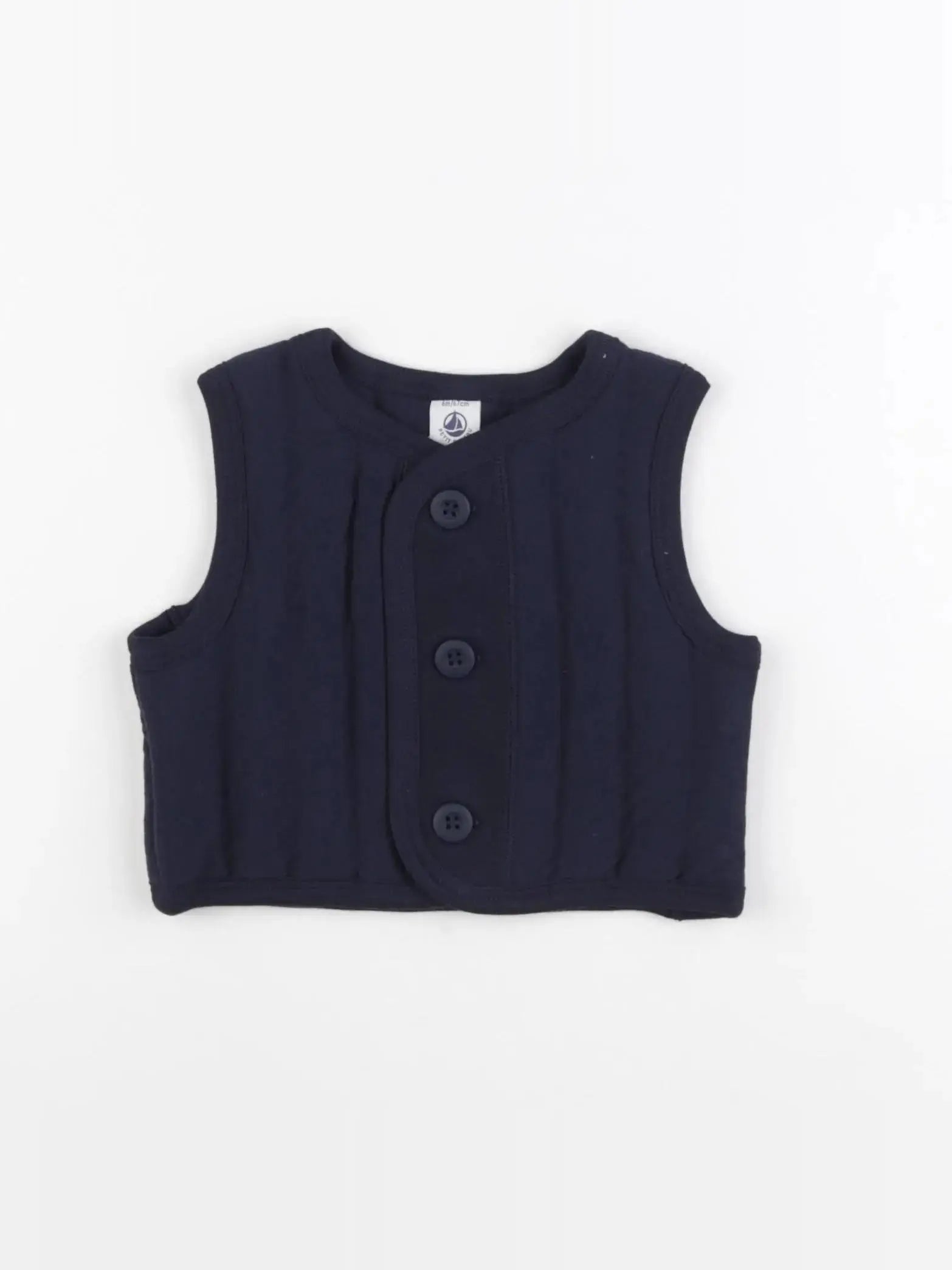 Petit Bateau - doudoune bleu - 12 mois