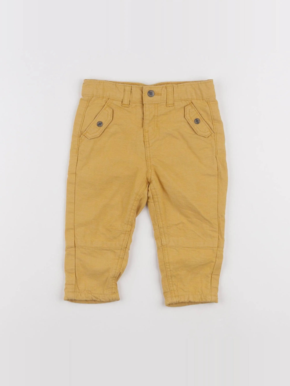 Obaïbi - pantalon jaune - 12 mois